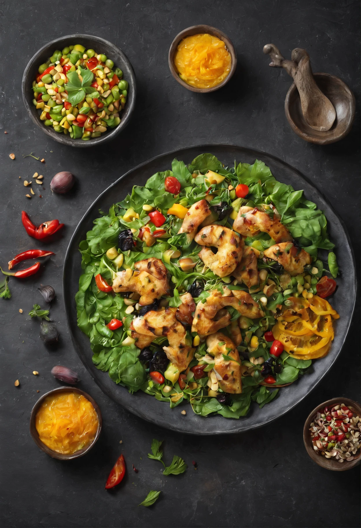 book cover for ebook called Flavorful Fusion: Middle Eastern Healthy Delights