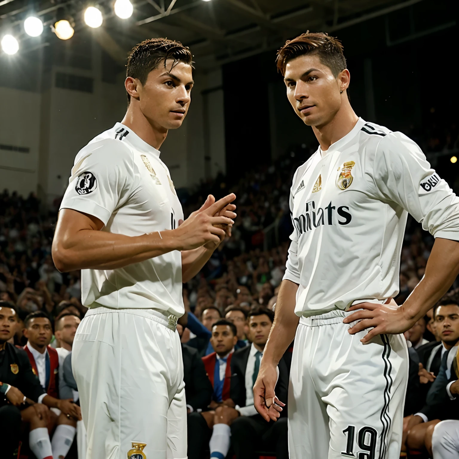 Cristiano Ronaldo y leo Messi