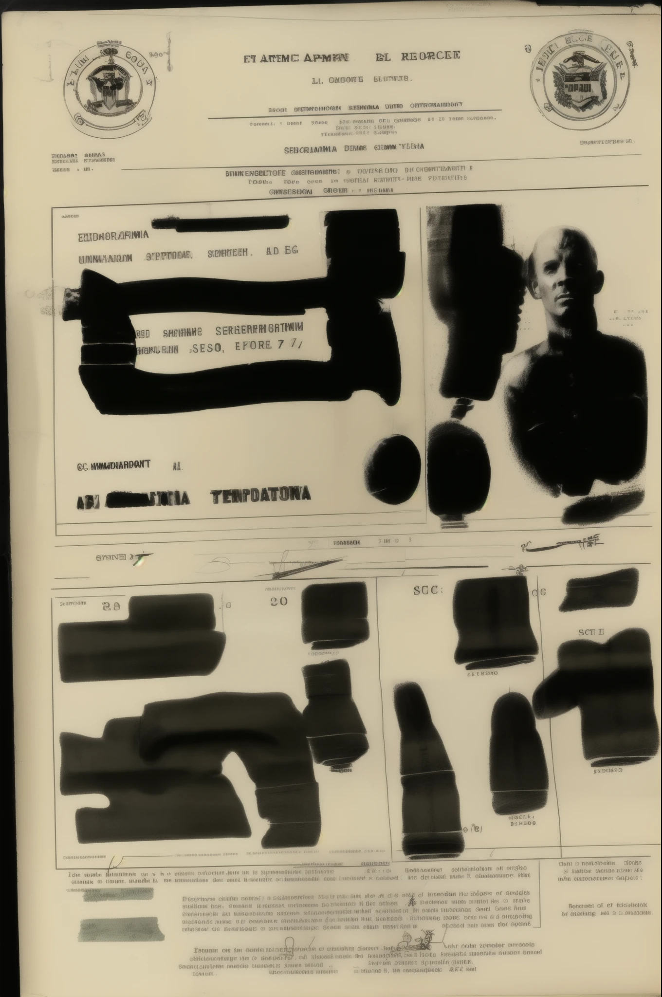 dec_Doc , a cia Document , diagrama de una serpiente y un ojo con una serpiente encima