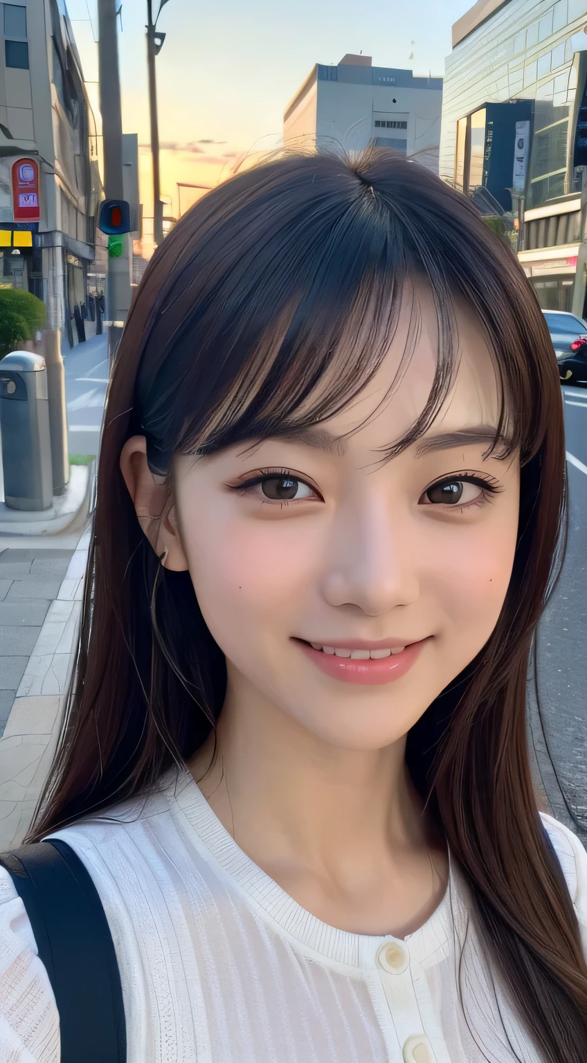 professional lighting,(Photoreal:1.4), (Top image quality:1.0), (超A high resolution:1.0), 8k, Raw photography, (masterpiece:0.2), (face to face with the children_v1:0.5)、(最高quality Detail:1.2)、realistic、8k UHD、High resolution、(1 girl:1.2)、超be familiar withな、High quality textures、intricate details、be familiar with、Very be familiar with CG、High quality shadows、be familiar with 美しく繊細な顔、Beautiful details and delicate eyes、(symmetrical eyes:1.2),written boundary depth、ray tracing,1 girl, japanese girl, (natural smile:1.4),cute, thin, beautiful japanese woman portrait,Standing elegantly on a street corner, elegantly decorated hair, and a gentle expression. (with the cityscape as the backdrop:1.4)、soft light on a spring afternoon、adds tranquility to the scene. Rendered in a realistic style with great attention to detail, High resolutionの画像, magic hour, (realistic:1.3), finely, quality, (table top:1.2), (realistic:1.2), (最高quality), (複雑なbe familiar with), dramatic, ray tracing, photograph, +roller