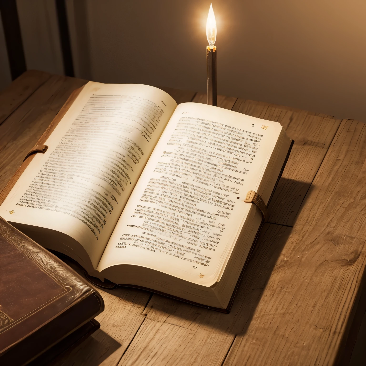 an image with an open bible with a light coming out of it