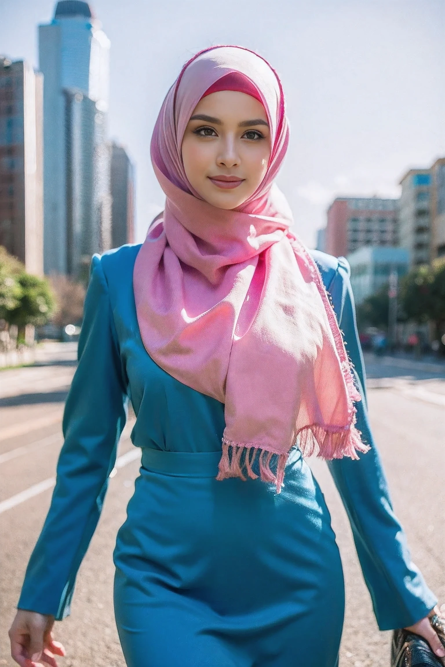 Realistic photography, 8k ,Beautiful hijab woman