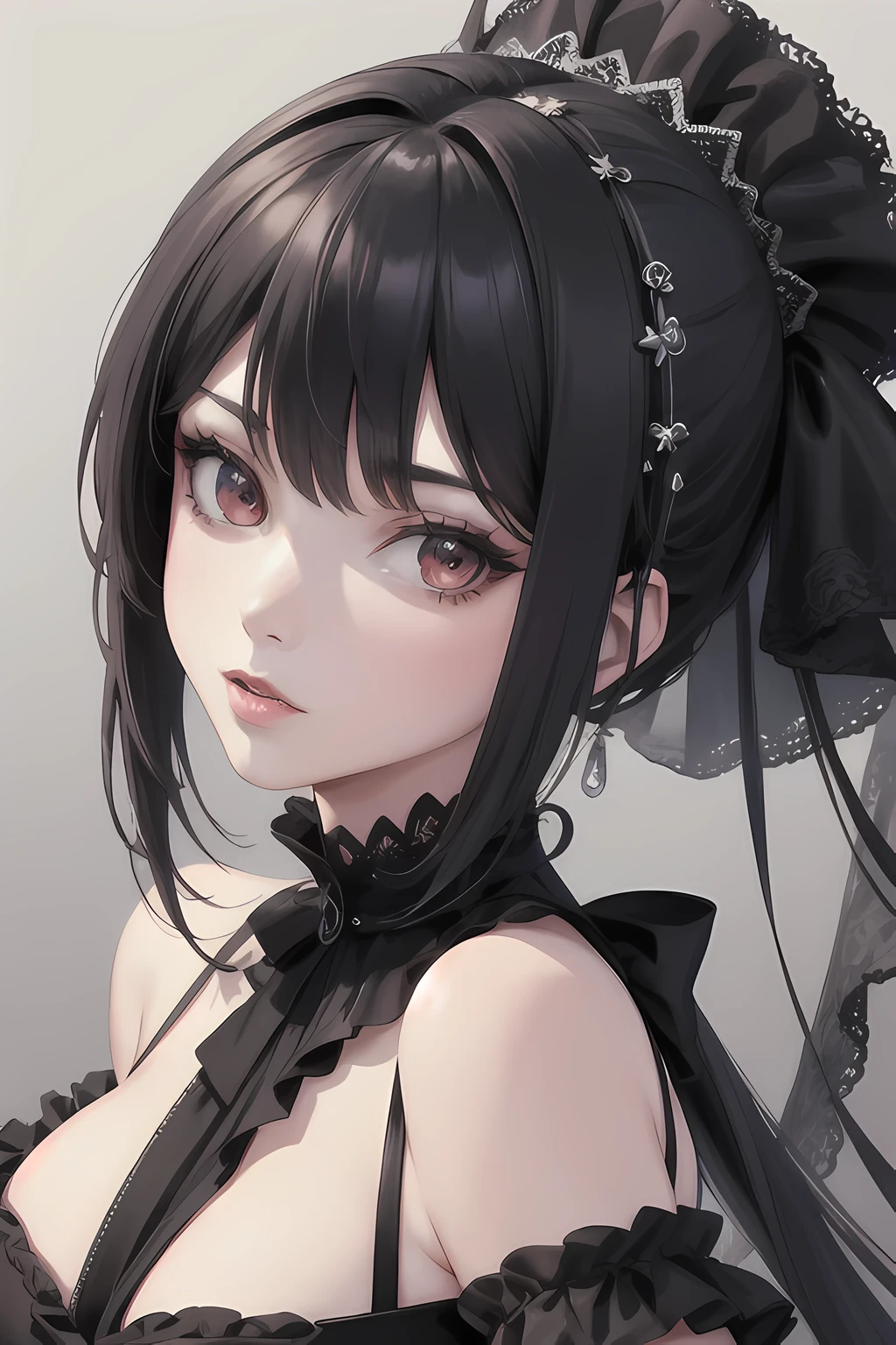 highres, ultra detailed, ultra detailed background, extremly detailed, ultra detailed face, ulta detailed, masterpiece, best quality:1.3, top quality, official art, 2 girls gothic girls 