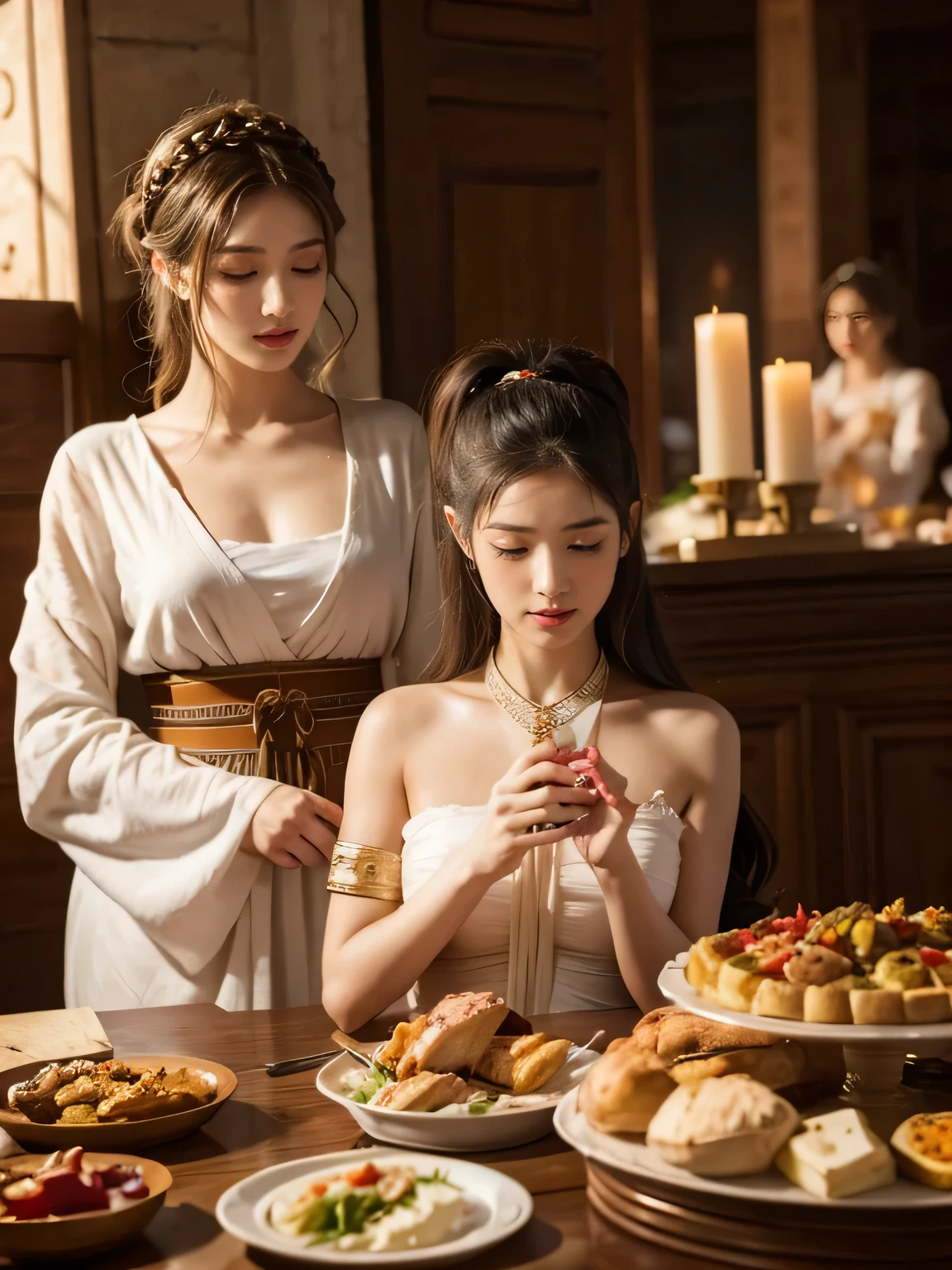 Ancient Greek Erotic Feasts,Women's Feast