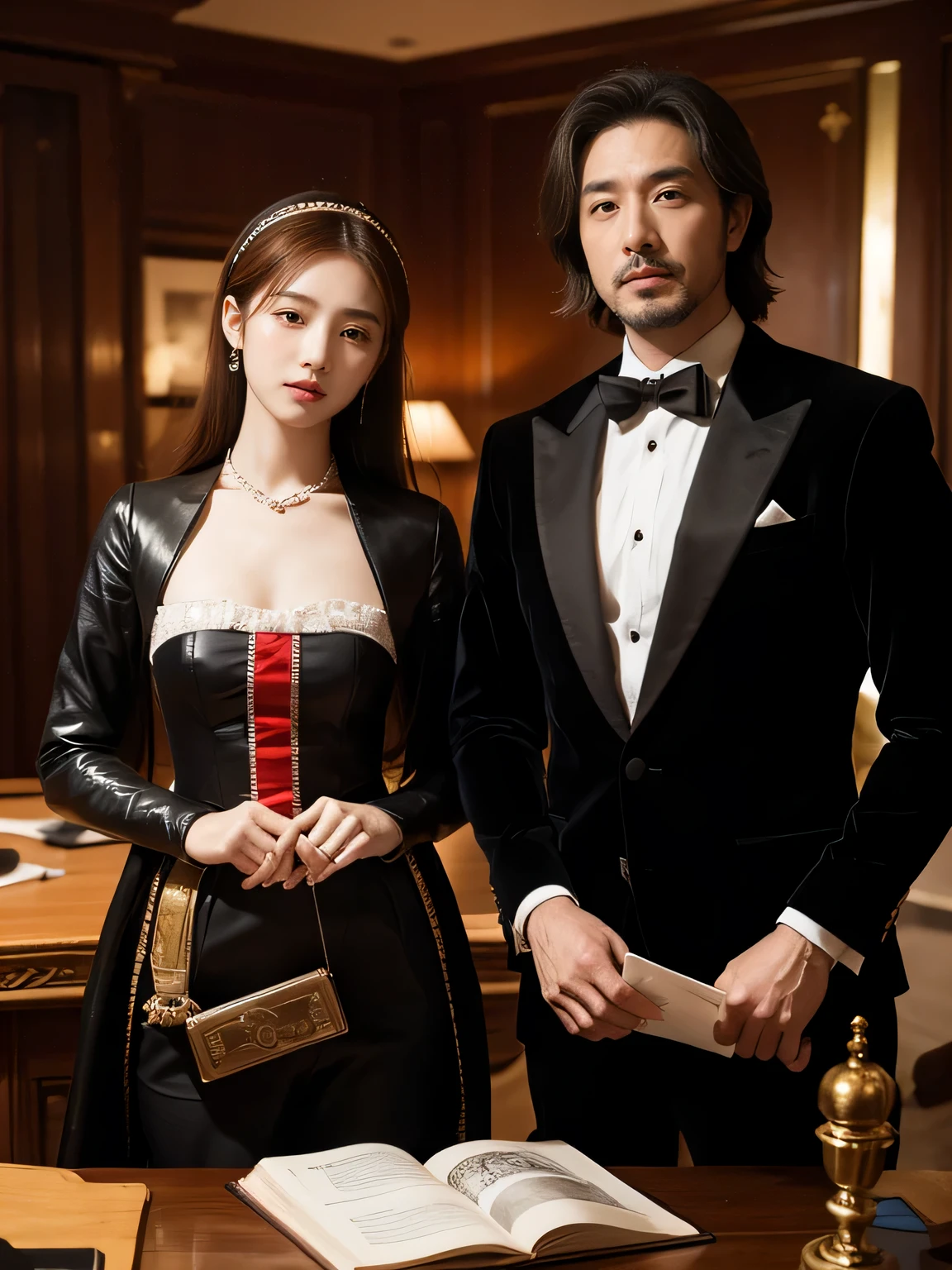 Mr. and Mrs. Money Changer from the Renaissance
