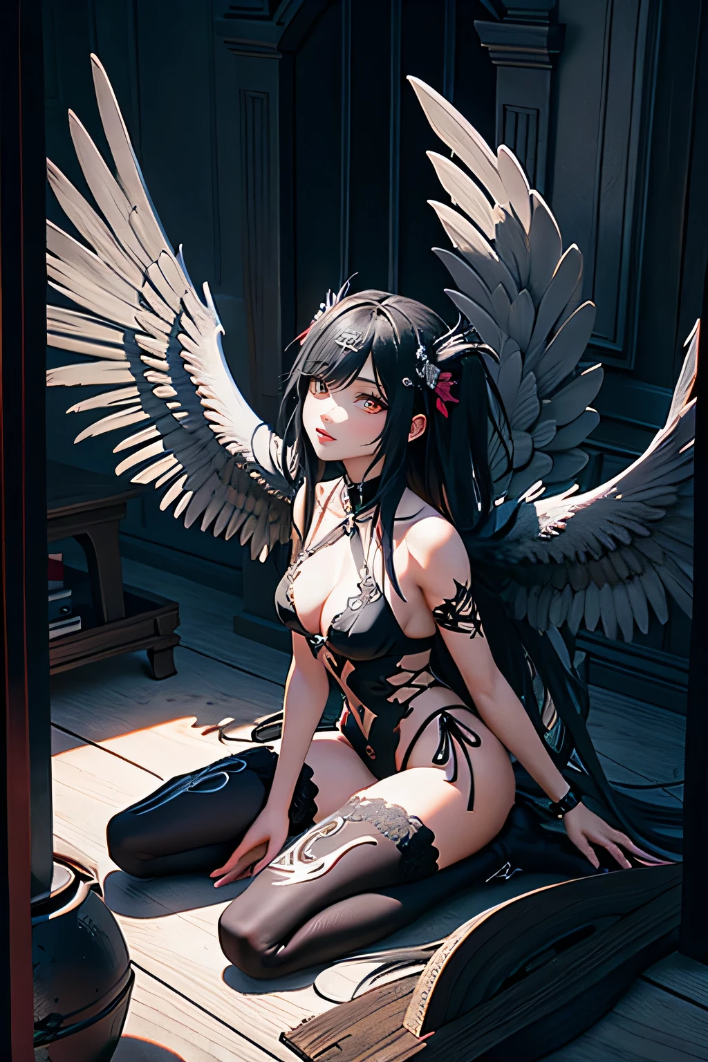 Complex 3d Rendering Ultra Detail Beautiful Death Angel、