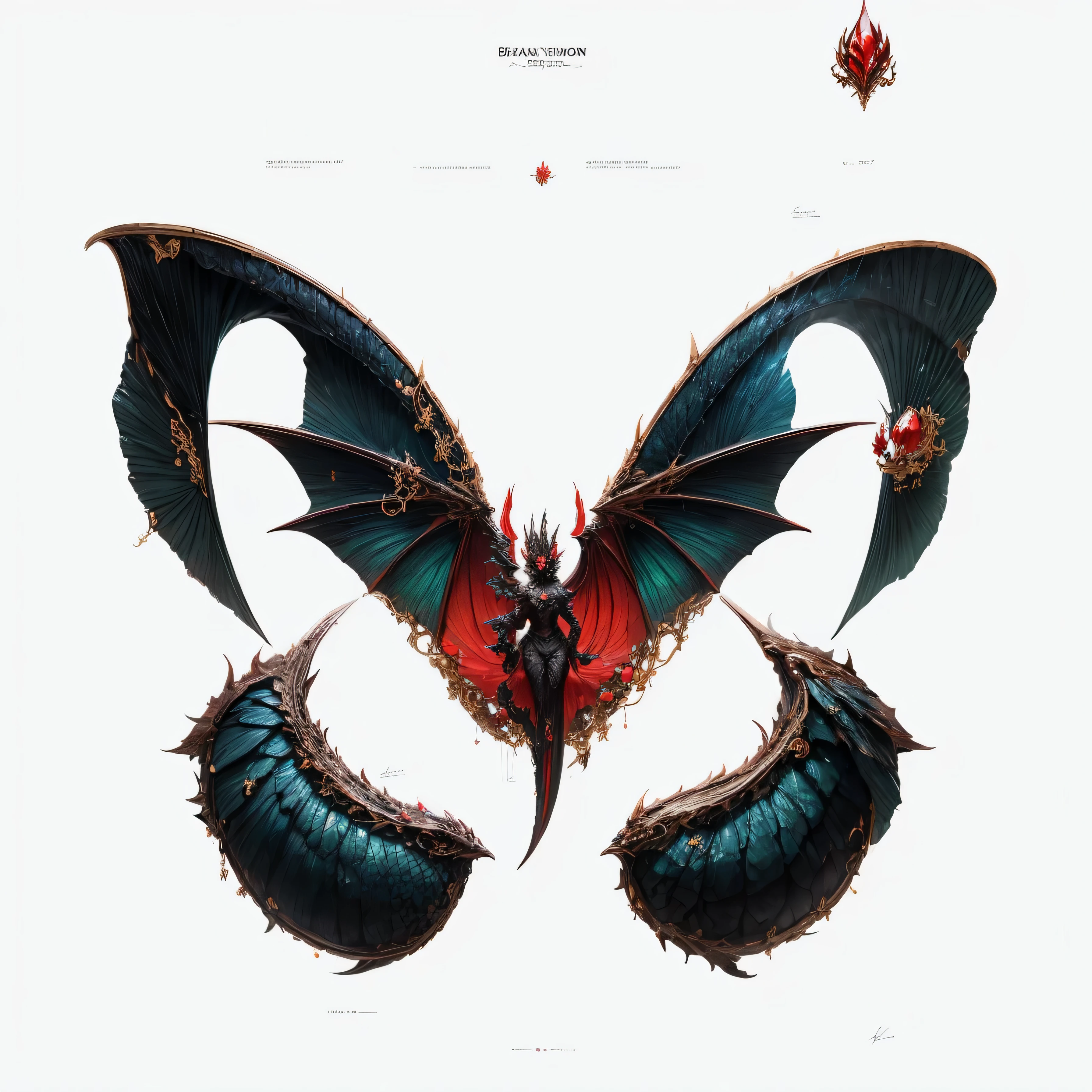 game icon institute,demon wings, <lora:wings_230630:0.7>, masterpiece, best quality, black background, full body ,