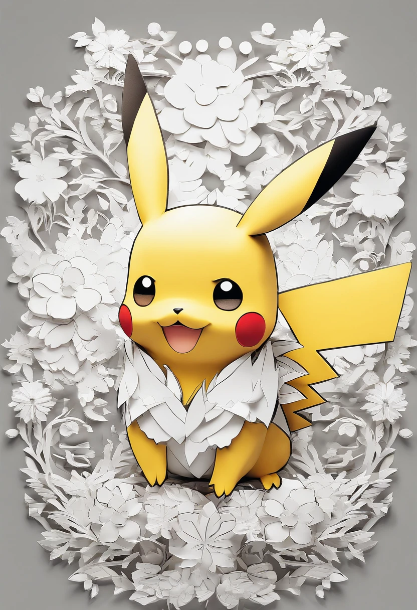 Cute Pikachu, digital art, trend art station