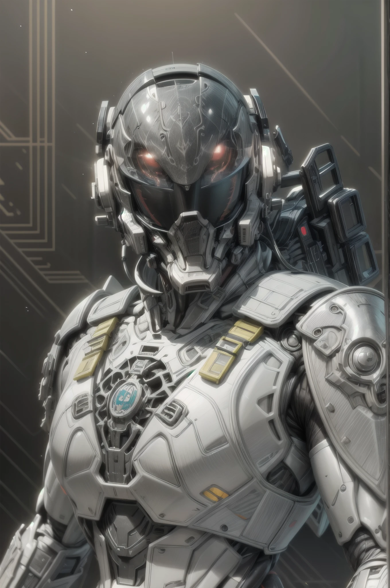 (((epic and visually stunning complex digital anime masterpiece:1.6, elegant decorated tactical military cyborg:1.3, ((gorgeous feminine male physique:1.3, graceful:1.4)) space soldier:1.3))), (((heavily muscled masculine chest:1.4, chiseled abs:1.4, heavily toned:1.4, slim yet muscular:1.3))), (((complex and beautiful:1.3, tactical:1.3, stunning scifi fantasy style:1.5, beautiful scifi style mechanical helmet:1.5, polarized visor:1.5))), (((elegant tactical double breasted trench coat:1.5, sleek exoskeleton:1.3))), (((form fitted armor plating:1.3, super sleek sensually revealing under suit:1.5, waist and thighs exposed:1.5)), ((flamboyant feminine essence:1.4, heavy mechanical gothic aesthetic:1.4)), ((androgynous body build)), (((toned yet heavily muscled gorgeous femboy physique:1.4, gorgeous perfectly defined muscles:1.4, toned sleek mechanical arms and legs:1.4, thick well rounded thighs:1.5, mechanical muscles))), ((((depth of field, cinematic lighting, chromatic aberration, ray tracing, UHD, masterpiece, top of head covered, super detail, high details, high quality, award winning, 8k, highres)))):1.6, (((dieselpunk, decopunk, artificial muscle))):1.6, (((beautifully engraved gothic scifi style design:1.4)))