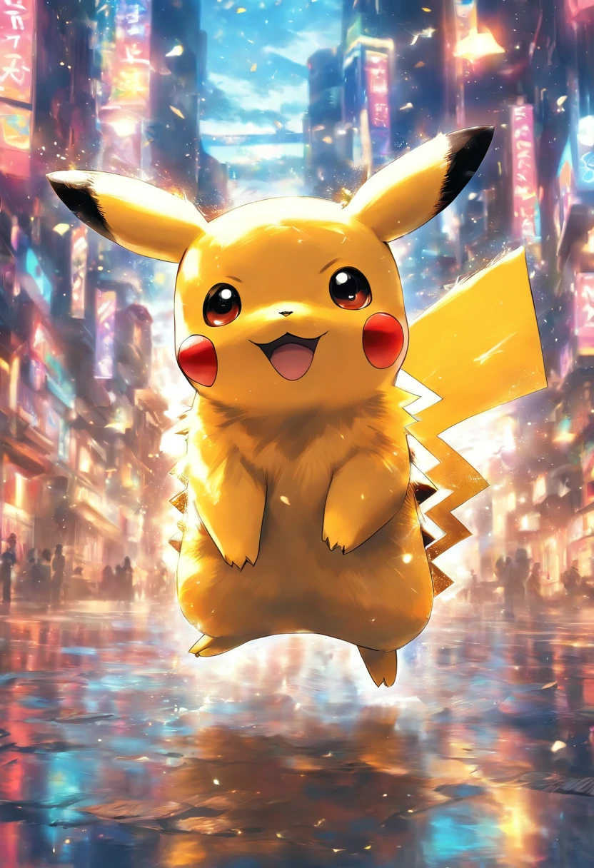 Cute Pikachu, digital art, trend art station