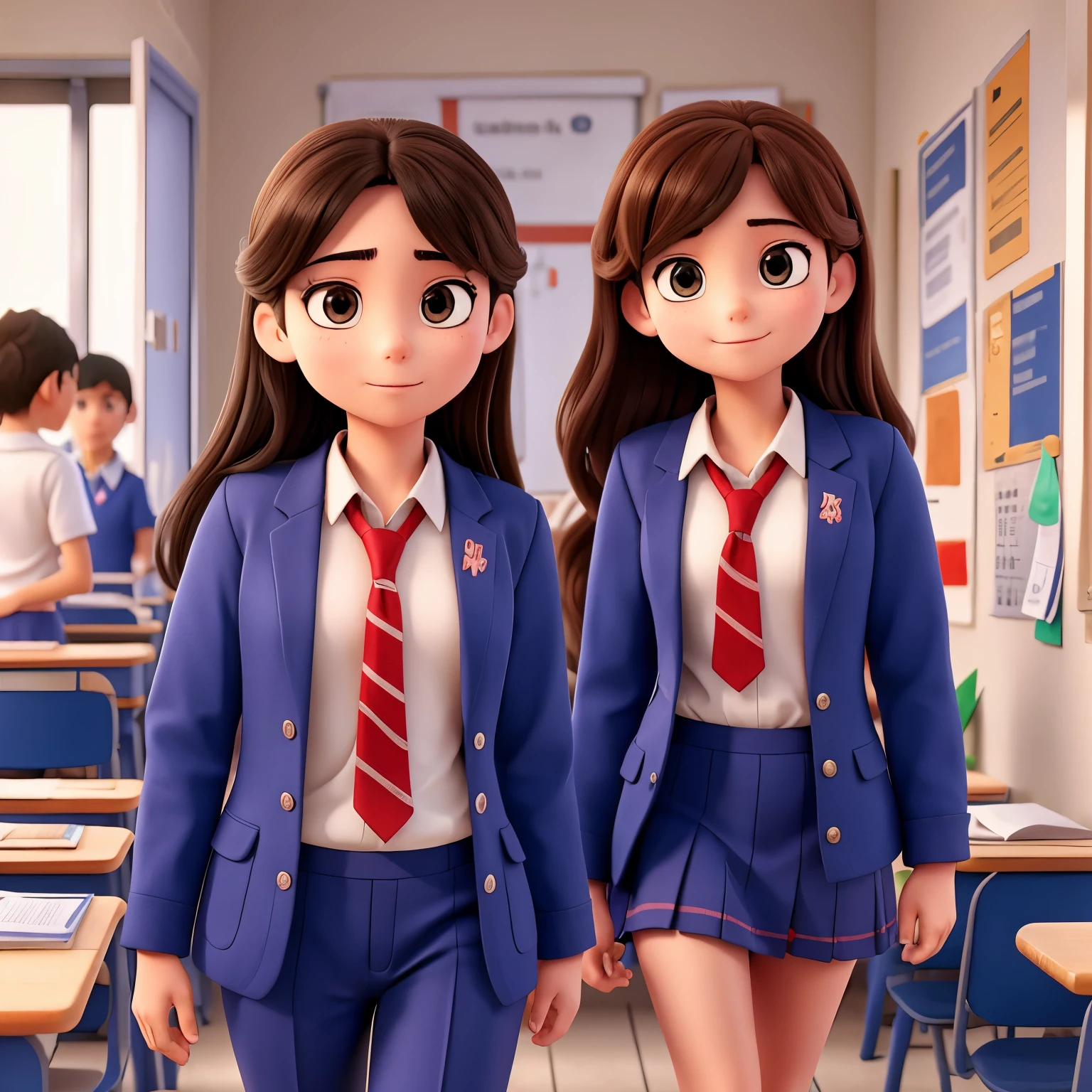 Students waering school uniform stop bullying stop sexual harassment