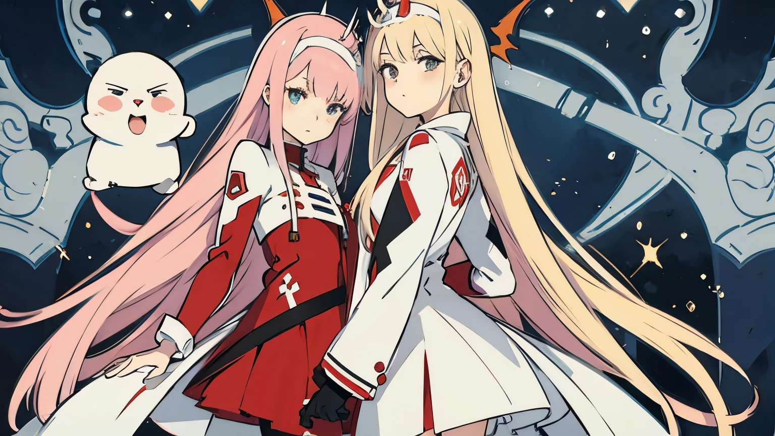 Zero Two (darling in the franxx) legging preta