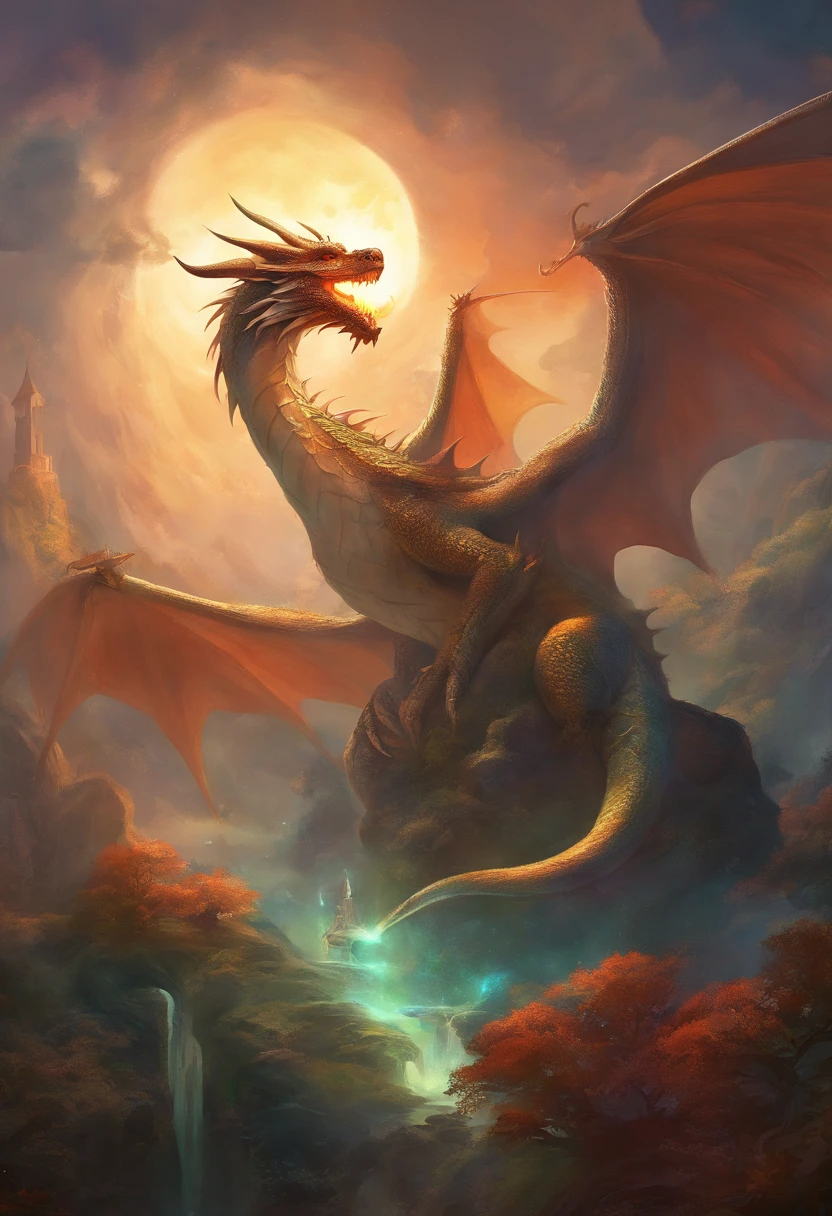 dragon smoking weed