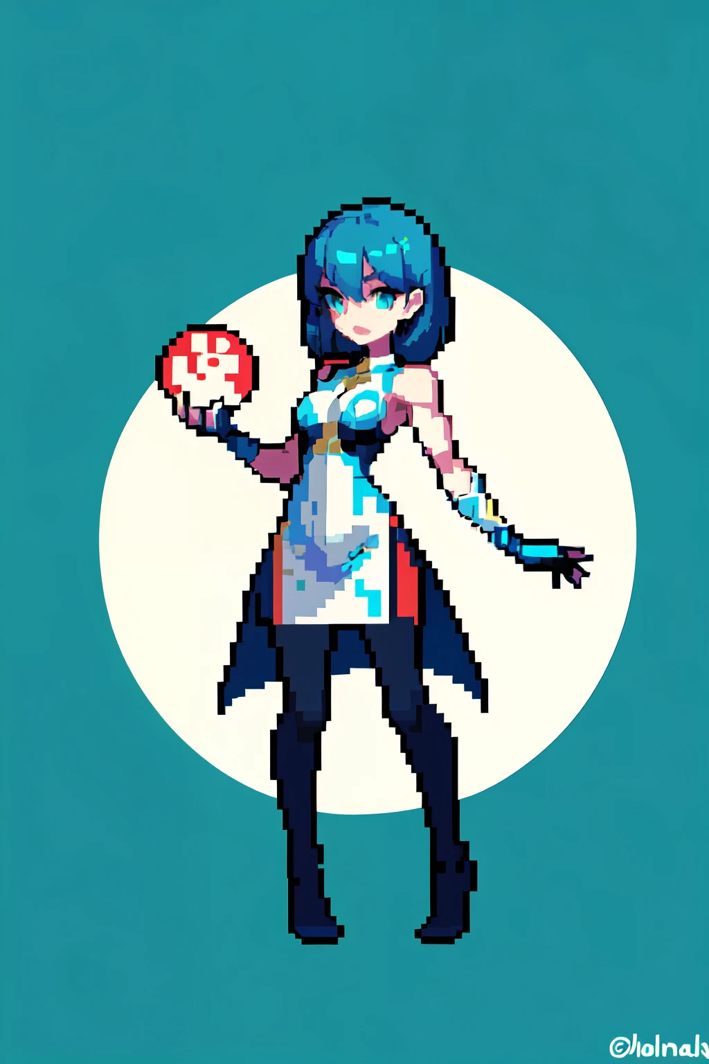 (masterpiece, top quality, best quality), pixel,pixel art,1girl,full body,