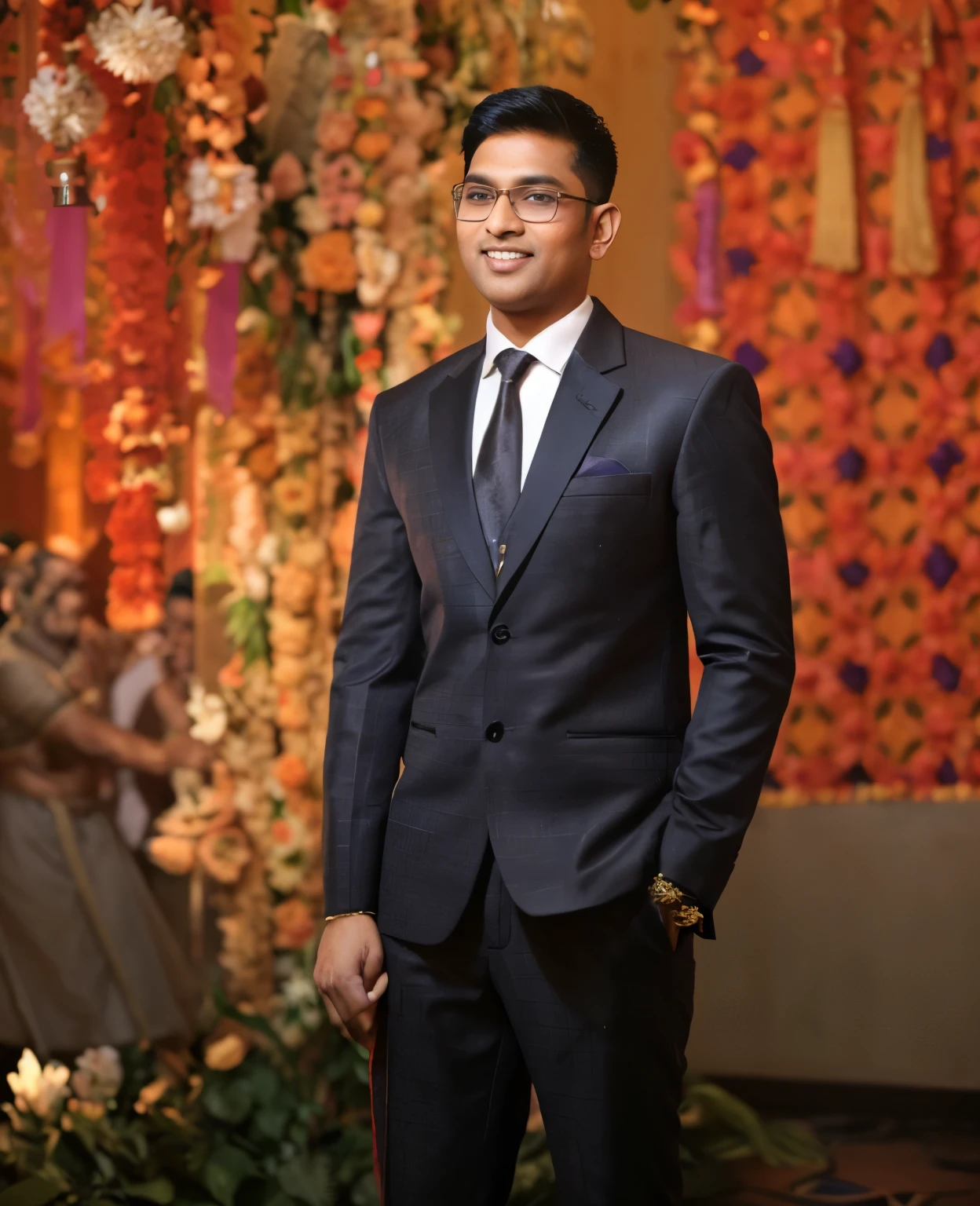 Change clothes to indian wedding groom dress