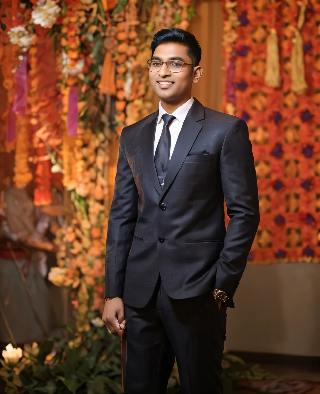 Change clothes to indian wedding groom dress