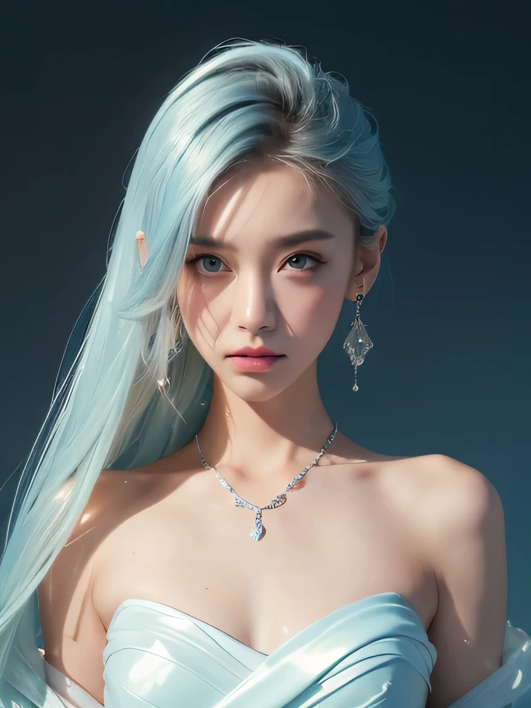(Pink fashion T-shirt: 1.9), (Colorful hair: 1.8), (Rainbow all colors: 1.8), (((Vertical painting: 1.6))), (Painting: 1.6), Front, manga, illustration, painting, big eyes, crystal clear, (rainbow gradient high ponytail: 1.7), delicate makeup, shut up, (small freshness: 1.5), (bandeau: 1.6), long eyelashes, white off-the-shoulder T- shirt, White Shoulder Shirt, looking at the audience, Big watery eyes, (rainbow hair: 1.6), color splash, (solo:1.8), color splash, color explosion, colour splash, color explosion, thick lacquer style, messy lines, ((shining)), (colorful), (colorful), (colorful), colorful, Thick Paint Style, (Splash) (Color Splash), Vertical Painting, Upper Body, Paint Splash, Acrylic Pigment, Gradient, Paint, Highest Image Quality, Masterpiece, Solo, Depth of Field, Face Paint, colorful clothes, (elegance: 1.2), gorgeous, long hair, wind, (elegance: 1.3), (petals: 1.4), ((masterpiece))), ((best quality))), (ultra-detailed), (illustration), (dynamic angle), (floating), (paint), ((loose hair)), (solo), (1girl), ( ( ( detailed anima face))), (( Beautiful detailed face)), collar, exposed shoulders, white hair, ((colored hair)), ((striped hair)), beautiful detailed eyes, (gradient eyes), (colored eyes))), (colored background))), (high saturation))), ((surrounded by colorful splashes))),