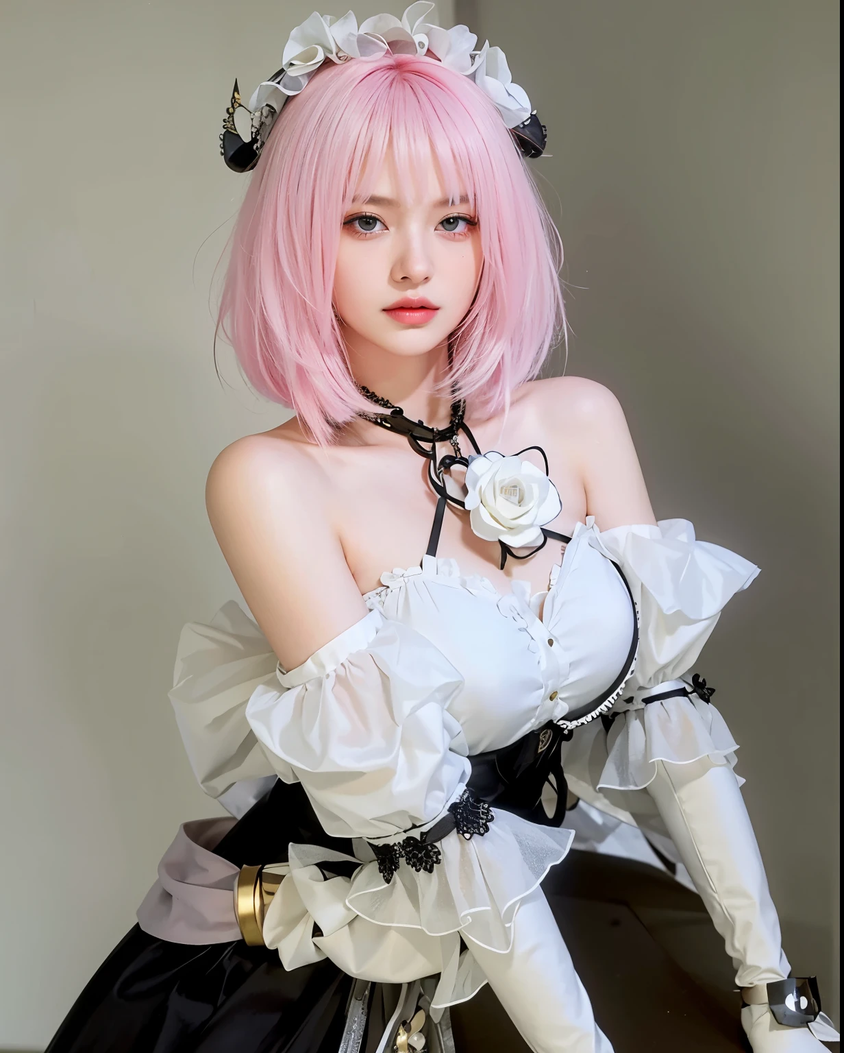 (highest quality:1.4), (High resolution:1.2), (Realistic:1.4), (8k, RAW Photos:1.2), wrestler flesh female, glossy, (muscle:1.3), abs, mini skirt with frill, cape, ((intricate) wrestling outfit:1.3), multiple pastel colorful, (1Arm up behind head:1.0),bob hair,(thigh high boots:1.2), in WWE, smile ,(Front Face:1.2),(Front view:1.2),(Straight:1.1), young gal japanese,(Soft Focus:1.4),