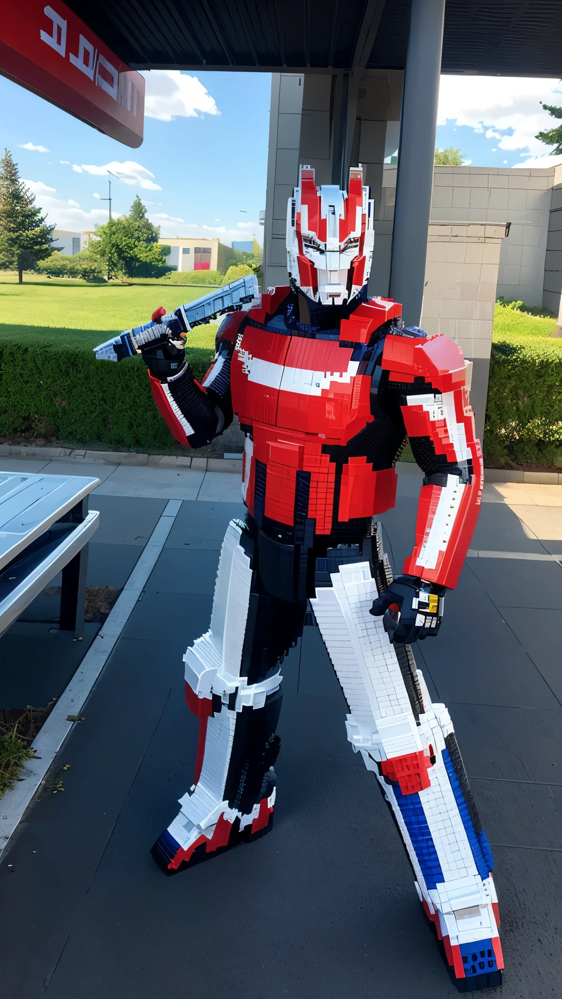 pixel game,role conception,Transformers Optimus Prime, pixel art #pixel art,Pixel enhancement