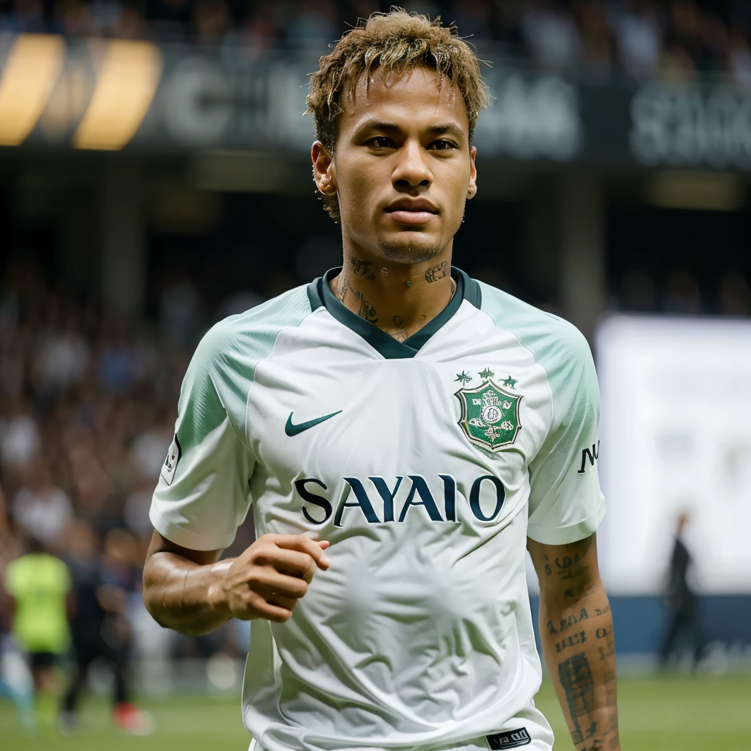 Neymar jogando pelo santos em 2025