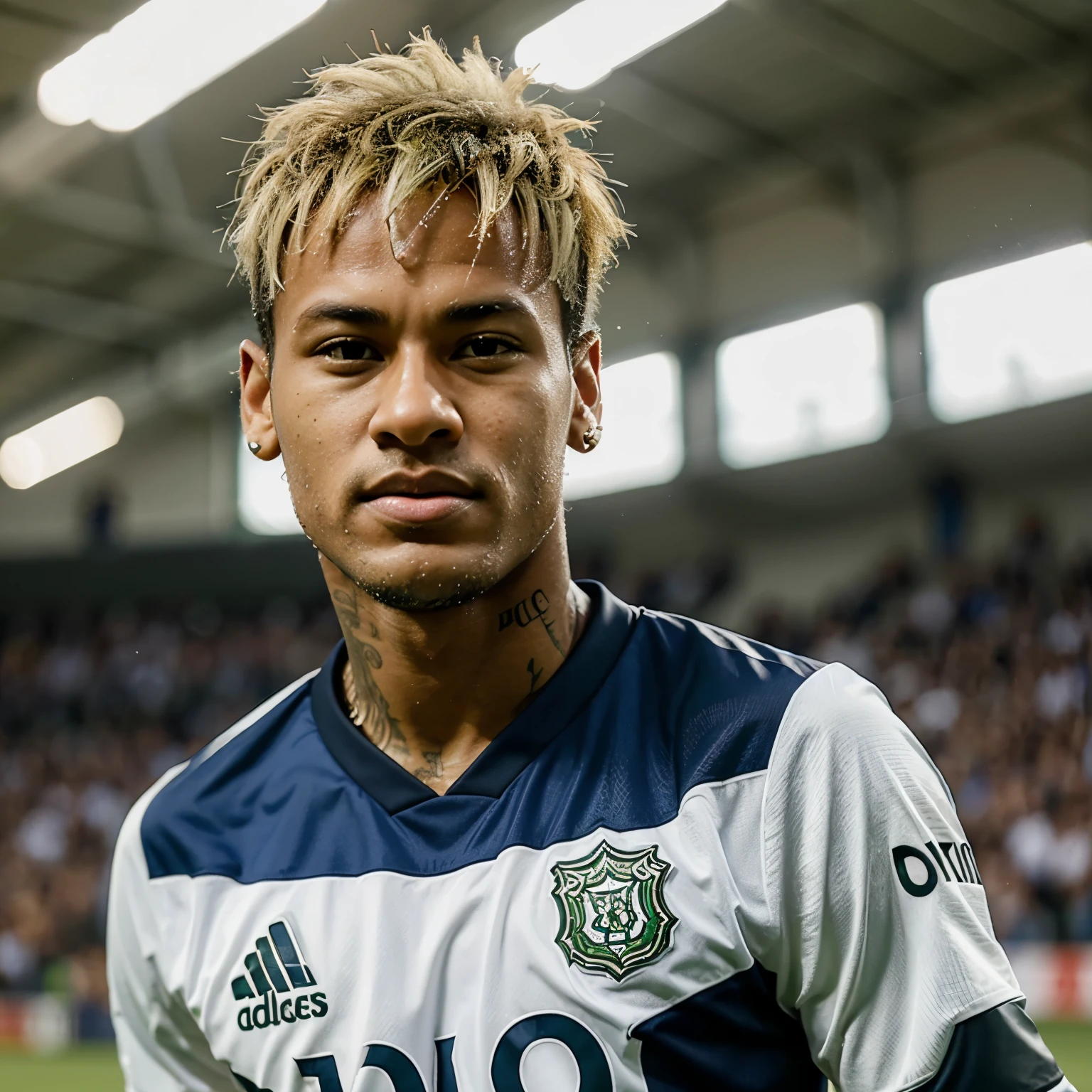 Neymar jogando pelo santos em 2025