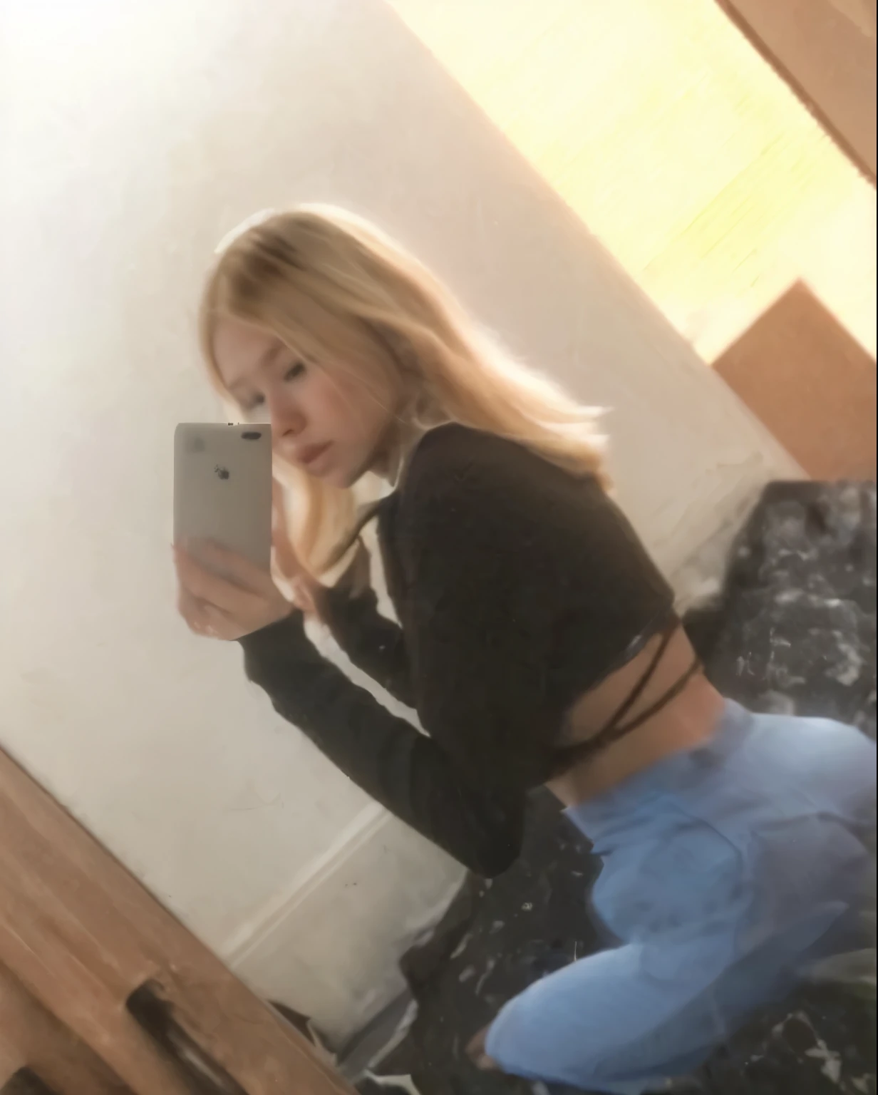 Blond hair, girl