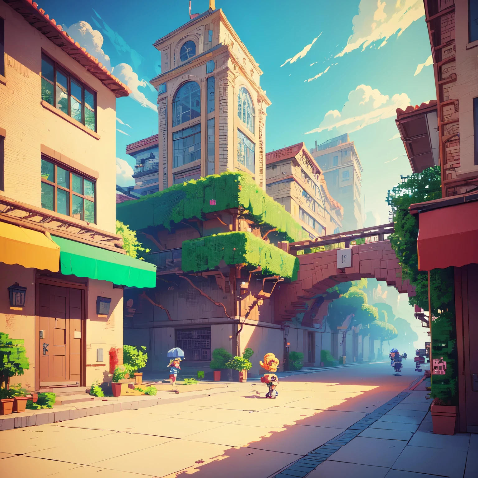 (best quality,4k,8k,highres,masterpiece:1.2),ultra-detailed,pixel art,retro gaming,vibrant colors,8-bit,low resolution,blocky characters,detailed environments,action-packed scenes,retro graphics,playful atmosphere,retro pixel sprites,8-bit sound effects,lively animations,retro gaming nostalgia
