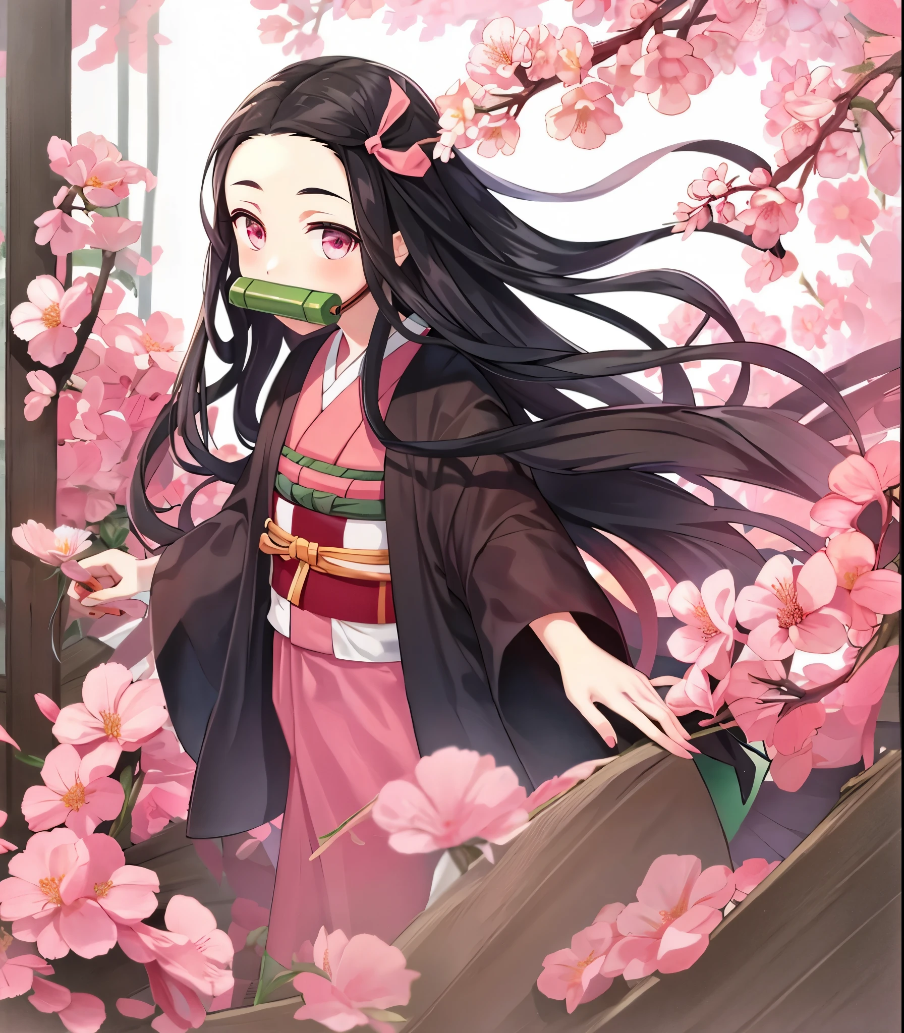 right hand holding a flower