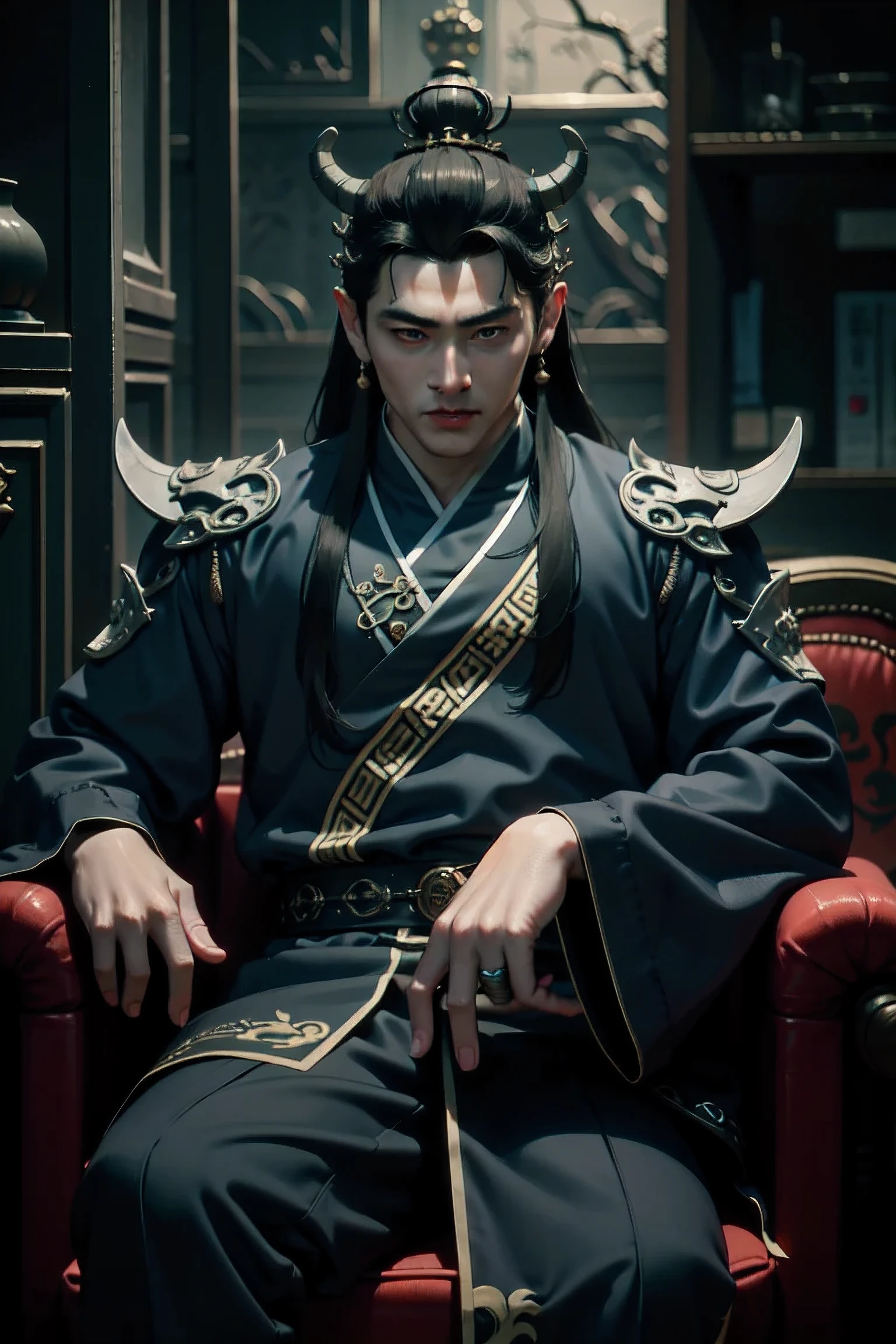 Handsome Chinese Demon King ,Dark Castle