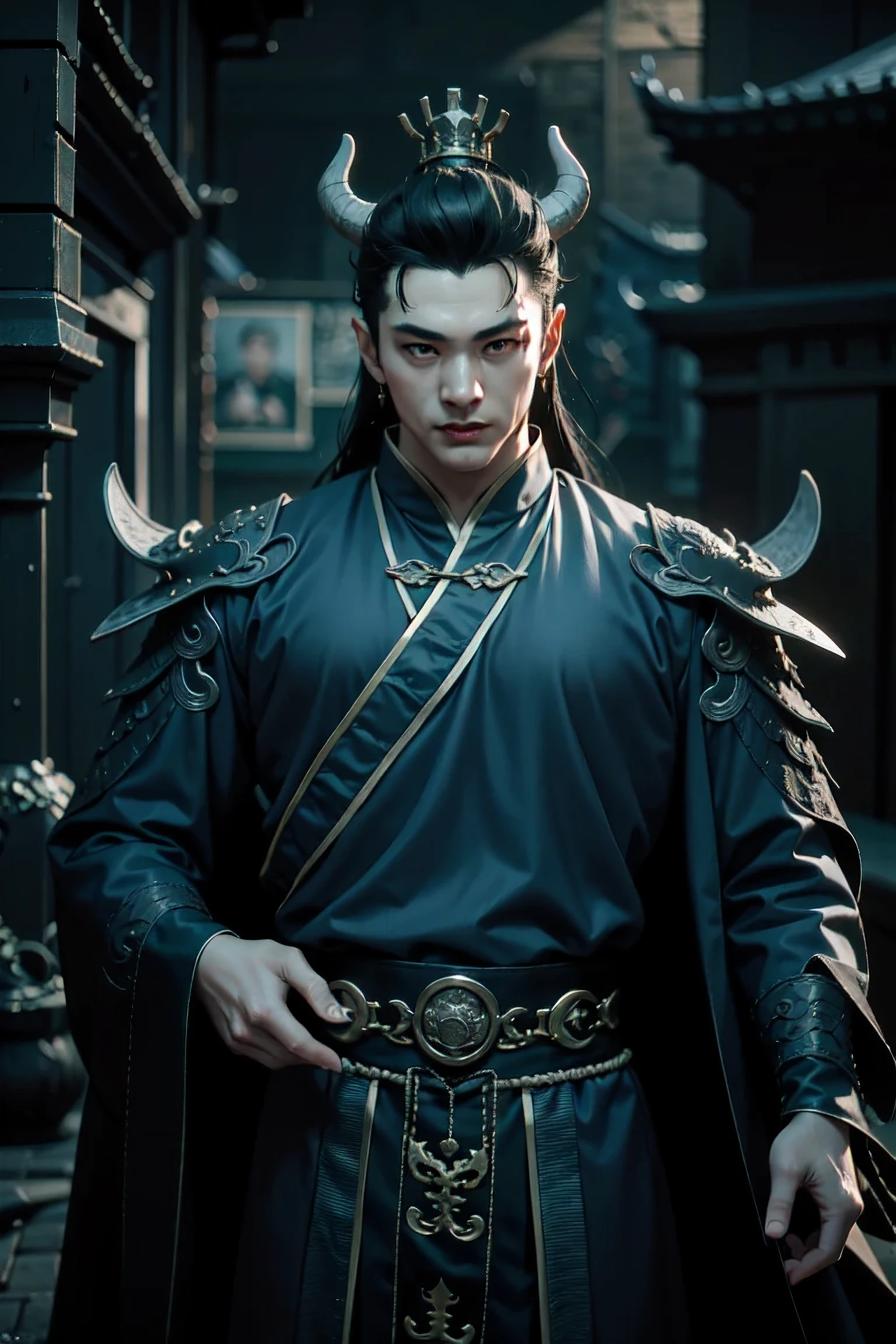 Handsome Chinese Demon King ,Dark Castle