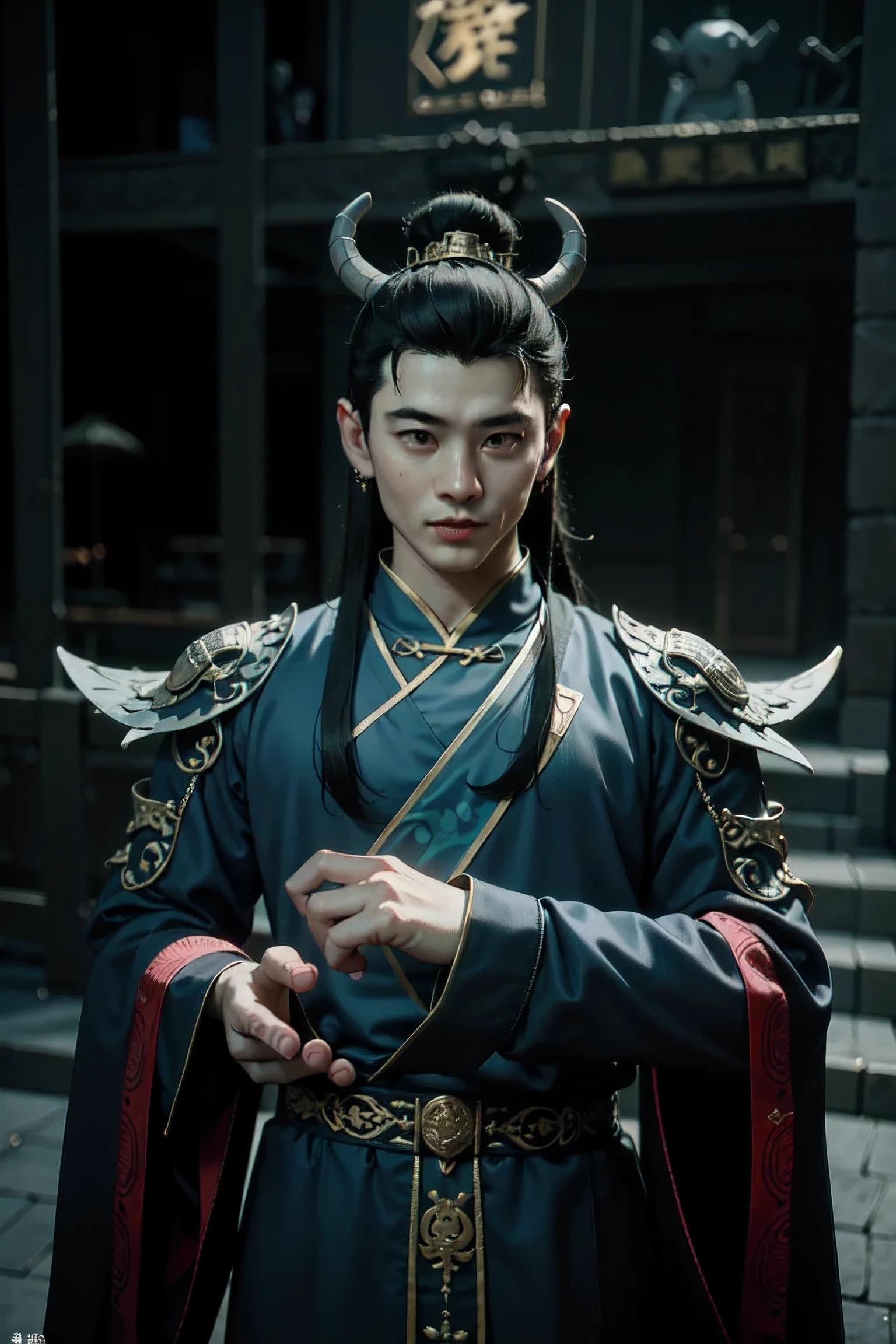 Handsome Chinese Demon King ,Dark Castle