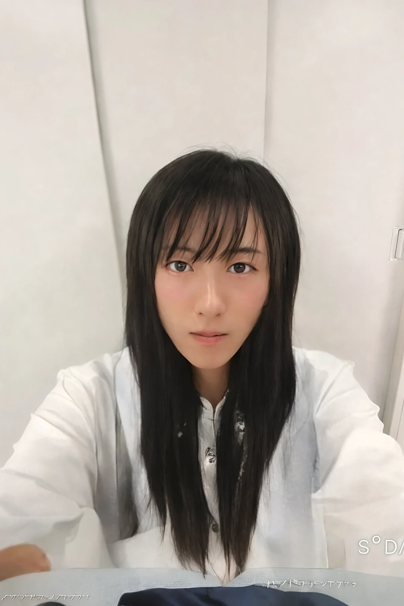 Japanese、beautiful woman、shortcut、wearing a uniform
