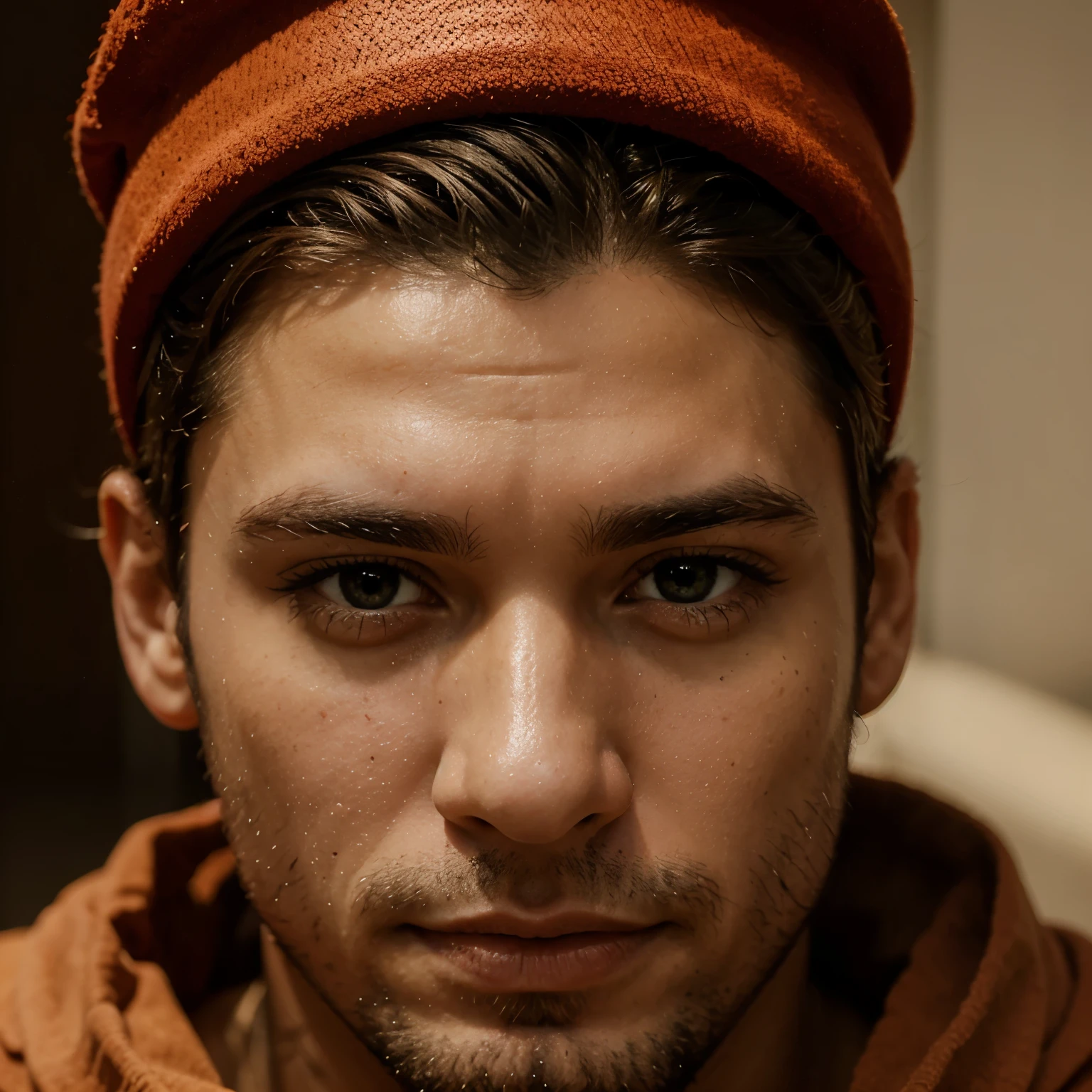 Homem moreno claro olhos amendoafoa