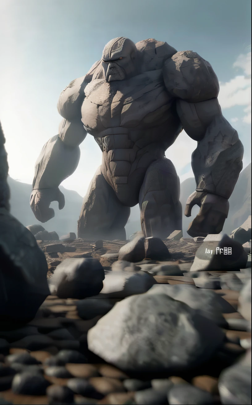 Close-up of a huge rock in a rocky area, made in Unreal Engine 5, rendered in Unreal Engine 5, created in Unreal Engine 5, little guy. Unreal Engine 5, detailed Unreal Engine 5 render, rendered Unreal Engine 5, Unreal Engine 5 High Rendering, Unreal Engine 5 4k render, Unreal Engine 5 highly rendered, Unreal Engine octane rendering