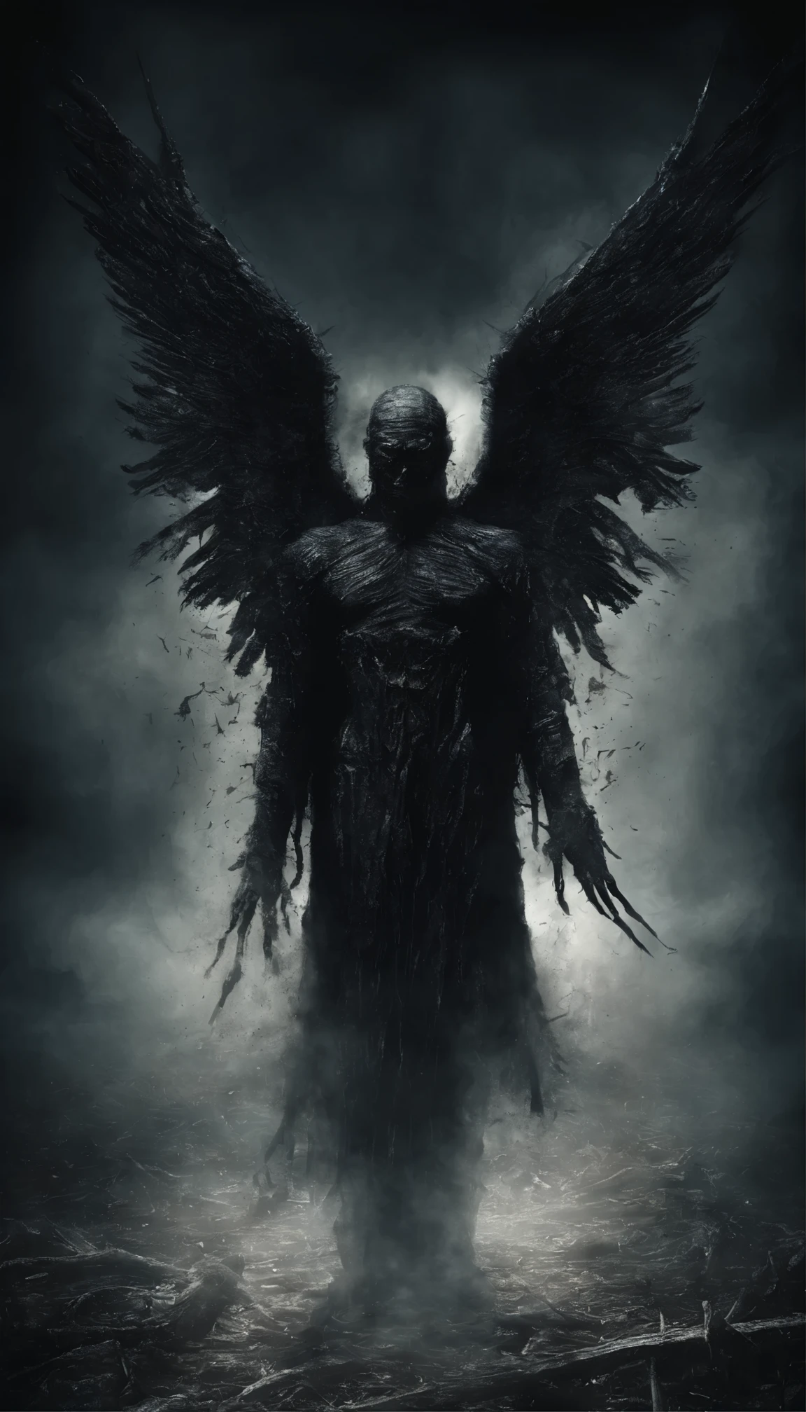 Dark Fallen Angel, Ojos claros y brillantes, sort de l'enfer, misterioso, ligero, cauchemardesque, Colores muy brillantes, light particles, Con luz brillante, Arte De Papel Tapiz, fondo de pantalla hd,Traje Medieval