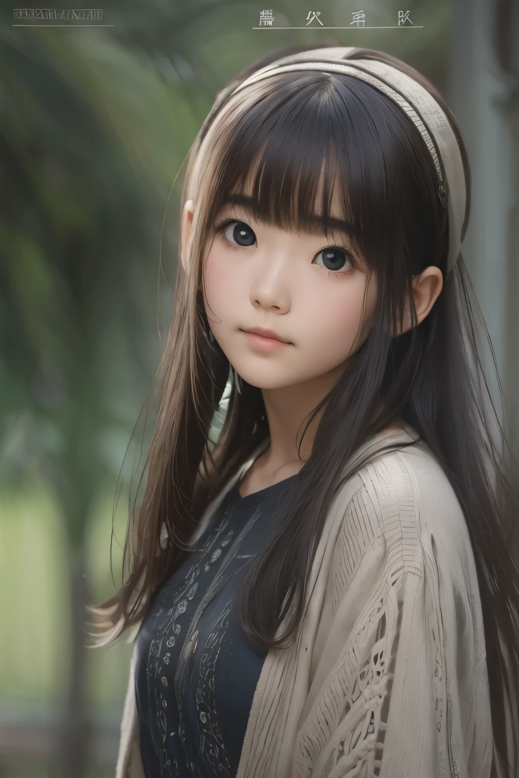 ((sfw: 1.4, detailed face)), ( black hair), Ultra High Resolution, (Realistic: 1.4), RAW Photo, Best Quality, (Photorealistic Stick), Focus, Soft Light, (()), ((Japanese)), (( (young face))), (surface), (depth of field), masterpiece, (realistic), woman, bangs, ((1 girl))