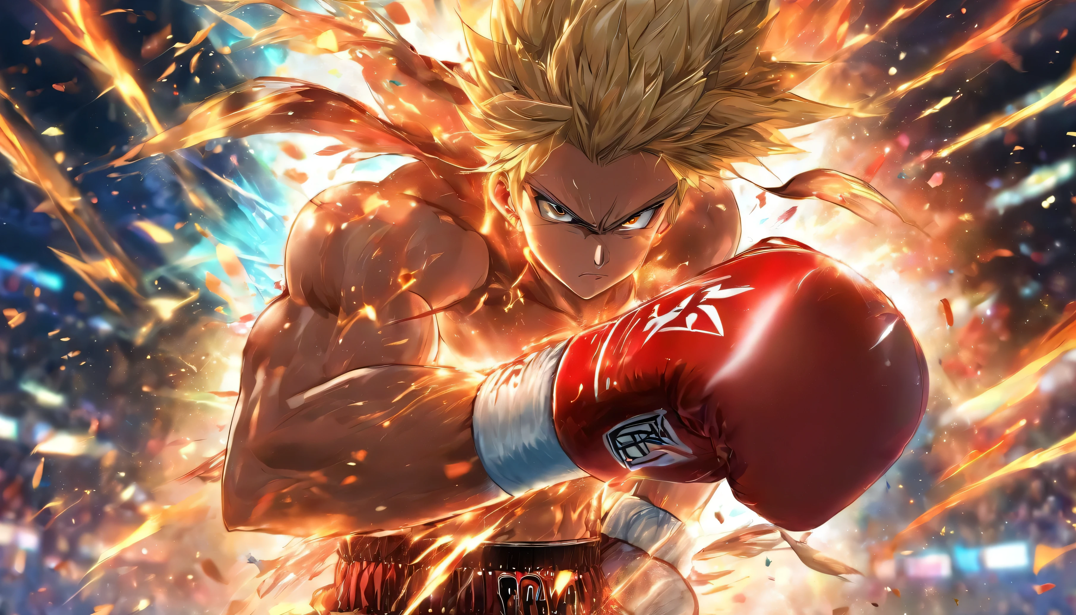 (masterpiece: 1.2, highest quality),whole body、boxing、game、boxer