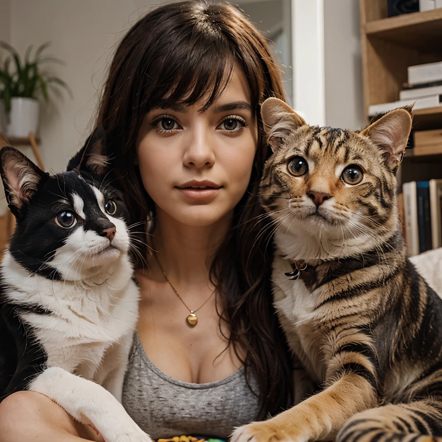 Create an image with multiple pets