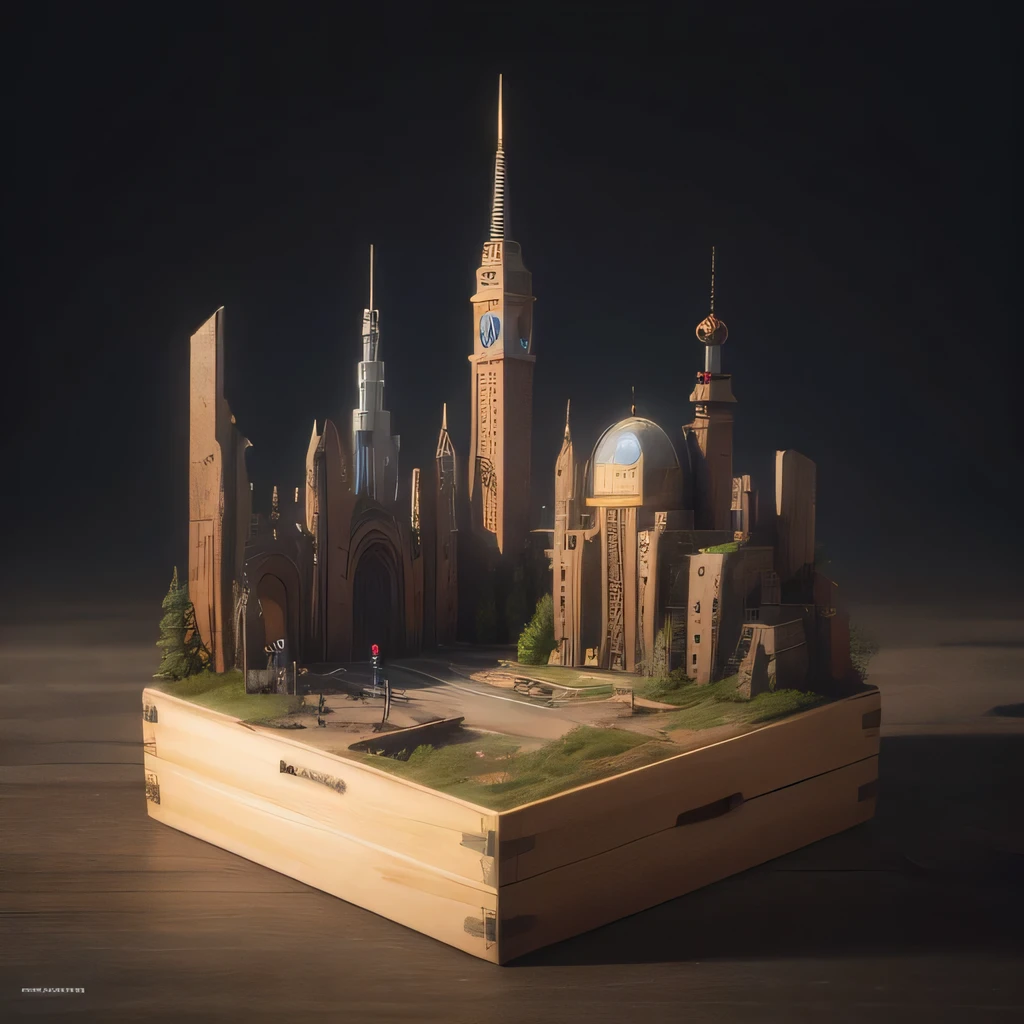 6598年Mars realistic model, (Bifurcation, original photo, best quality, masterpiece:1.4),Steampunk Cyberpunk 6820 City,(CyberpunkMars light:1.3), Mars (related to land),(in a small nature box:1.3),Isometric, small nature, landscape on foundation,landscape,