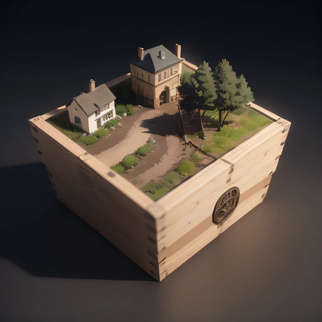 6598年Mars realistic model, (Bifurcation, original photo, best quality, masterpiece:1.4),Steampunk Cyberpunk 6820 City,(CyberpunkMars light:1.3), Mars (related to land),(in a small nature box:1.3),Isometric, small nature, landscape on foundation,landscape,