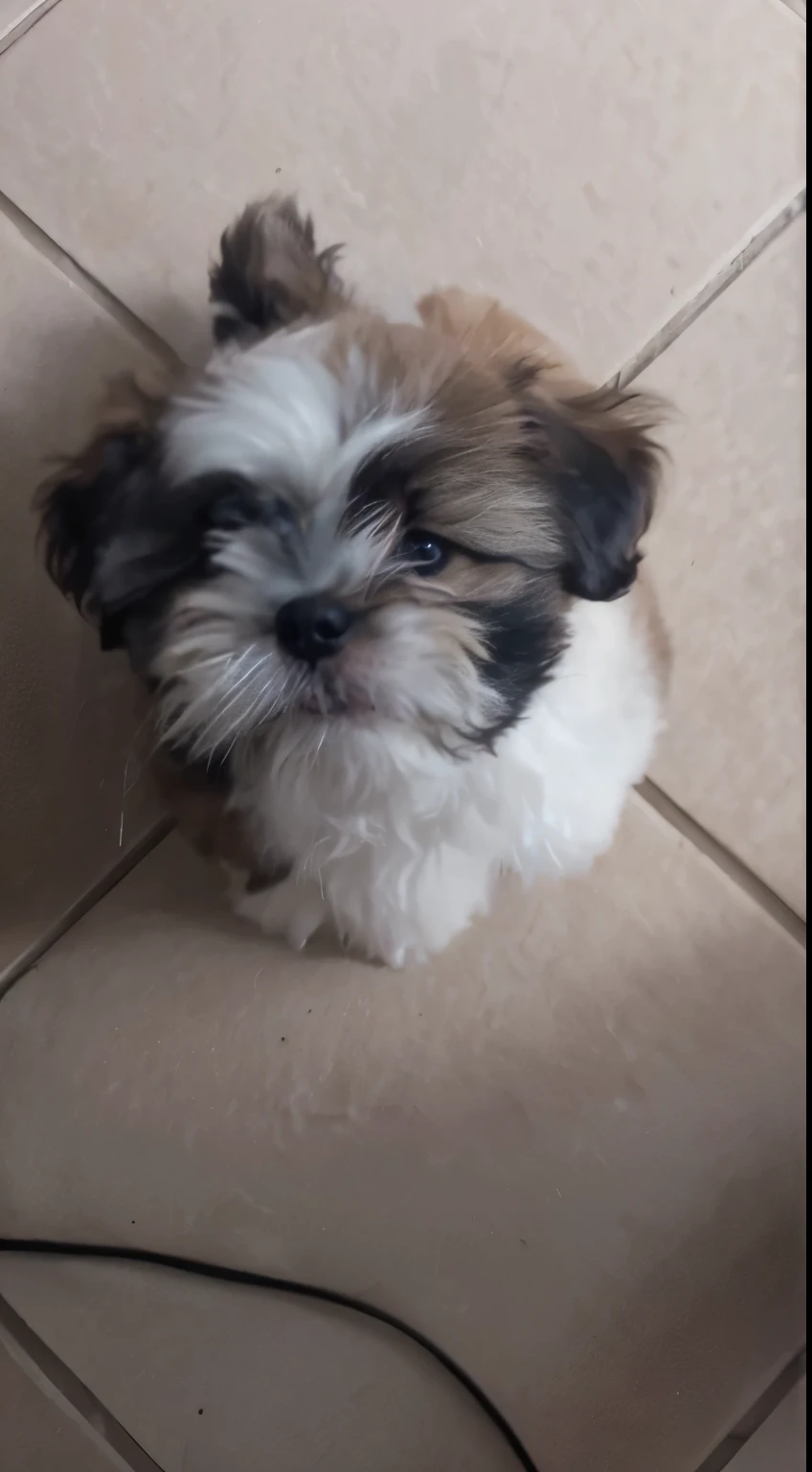 cachorro peludo, pelos reluzentes e bem detalhados, ultrahd, 4k
