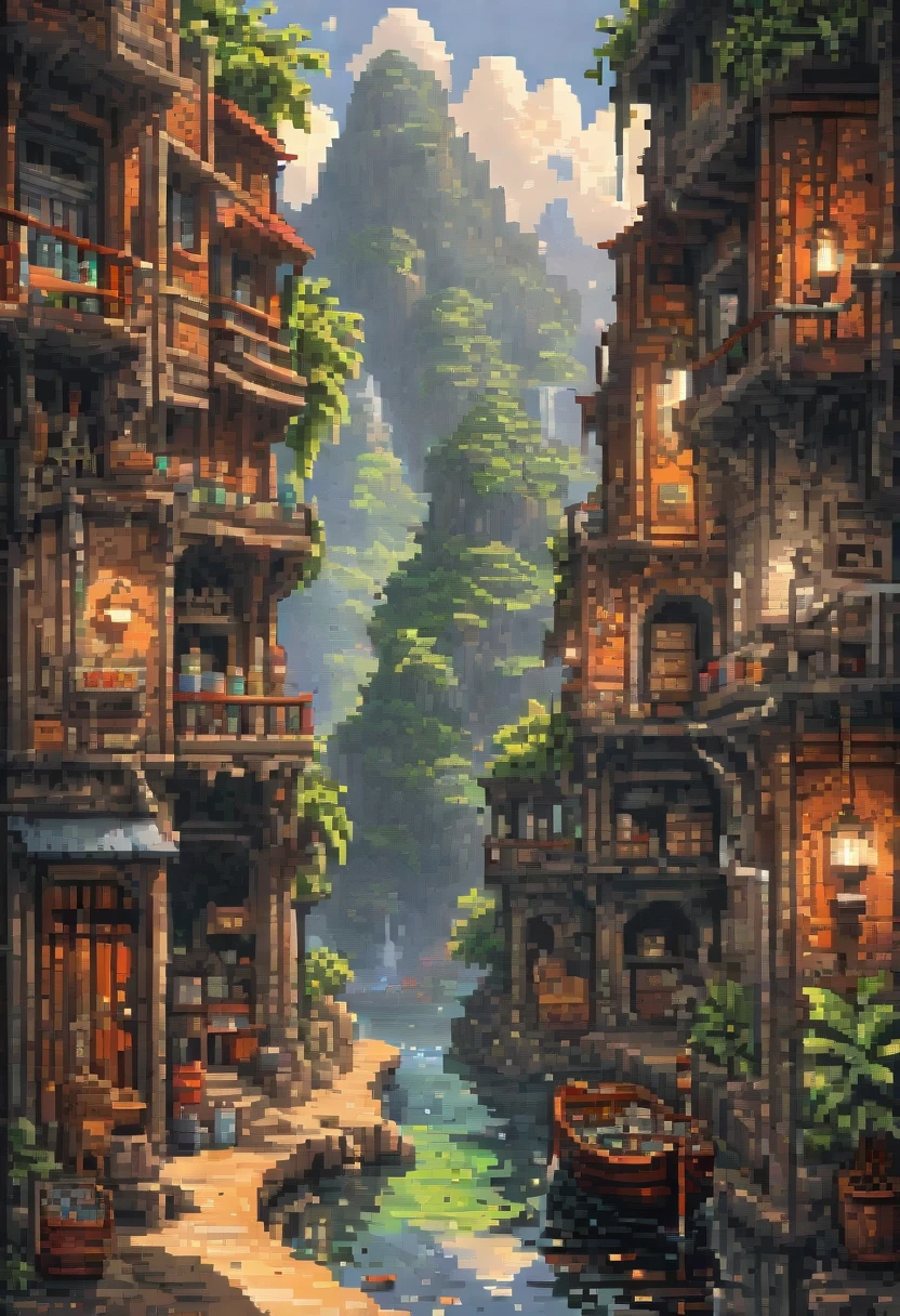 pixel art painting by JB, best quality, masterpiece, high details, Ultra intricate detailed