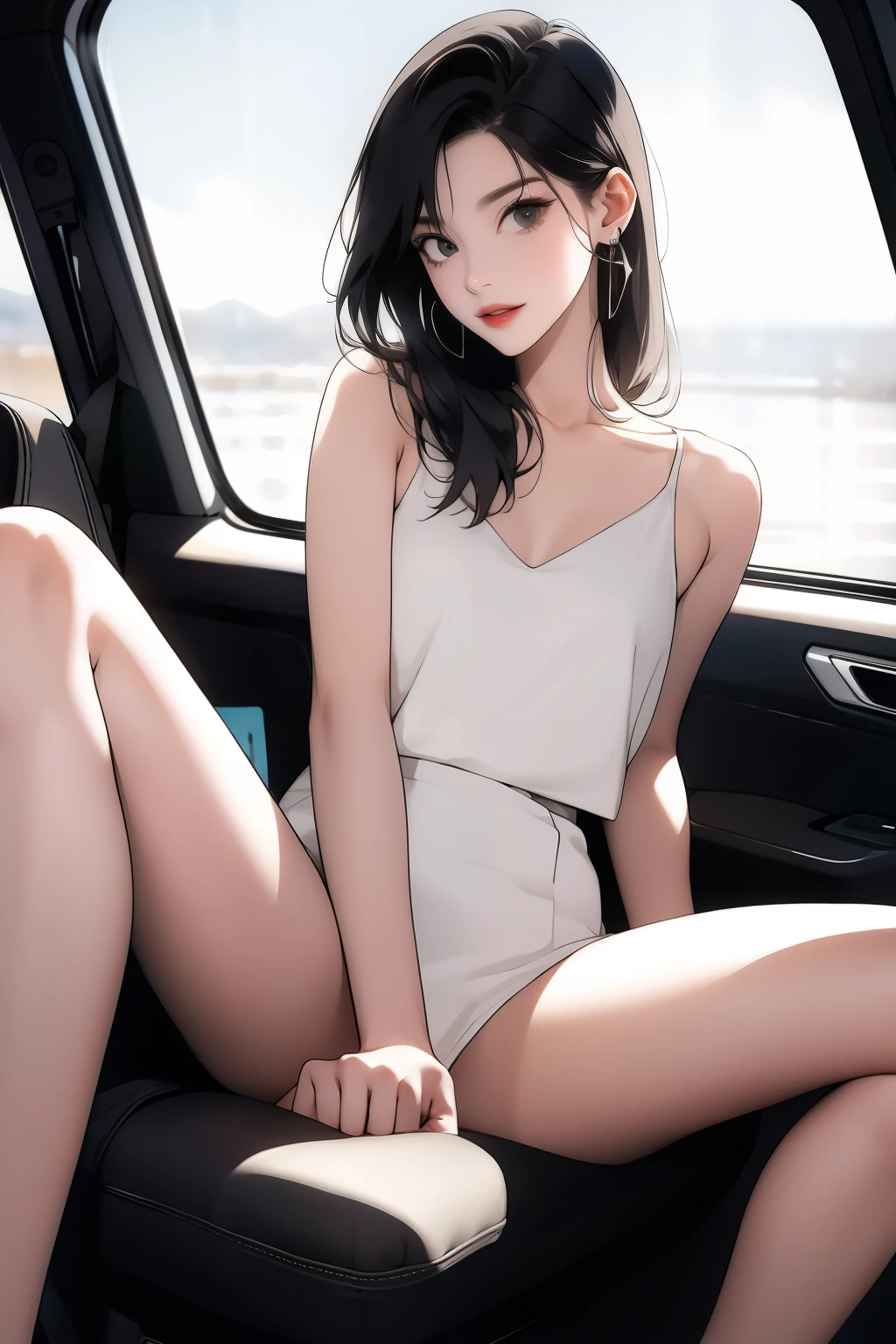Girl spreading legs nude