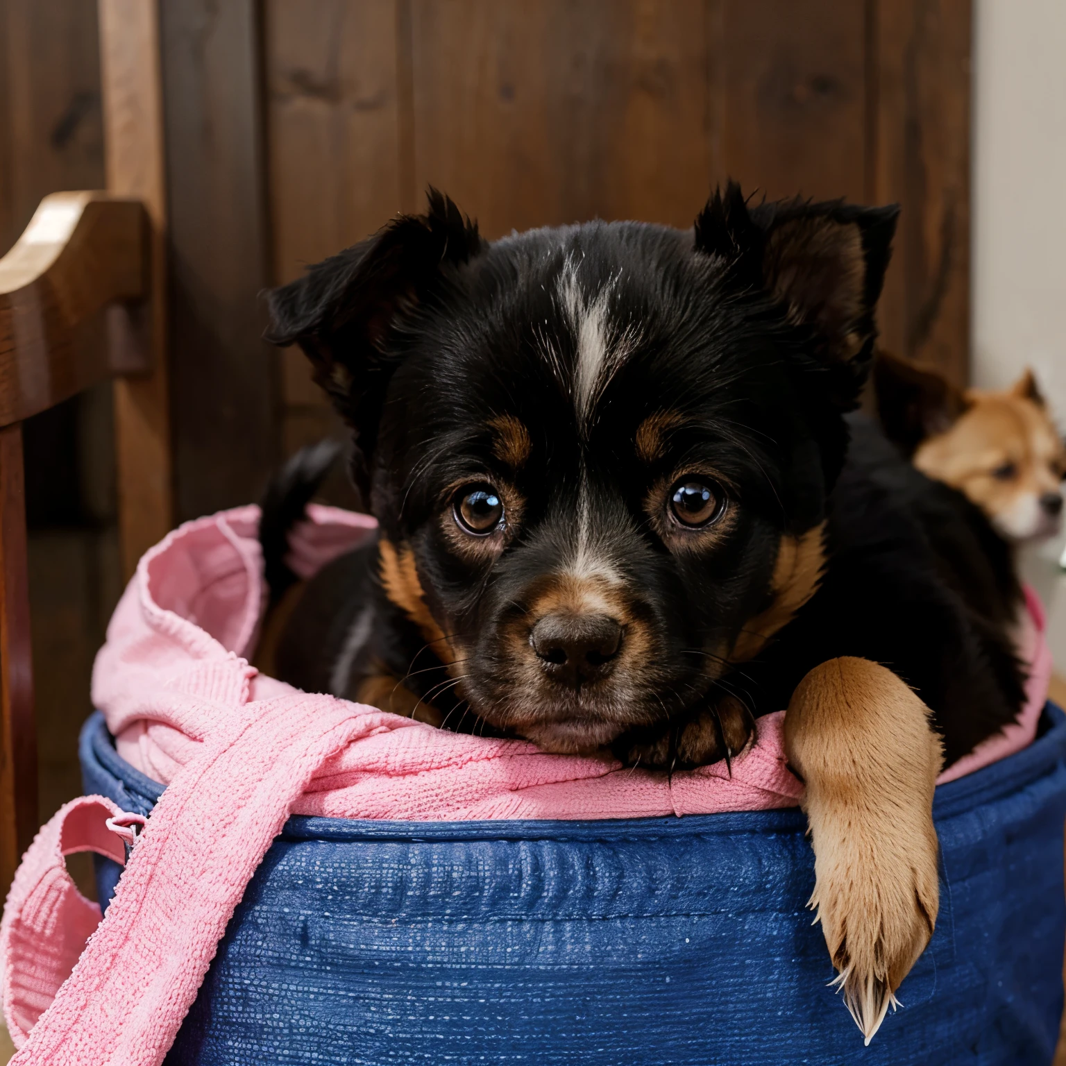 Generate a cute puppy