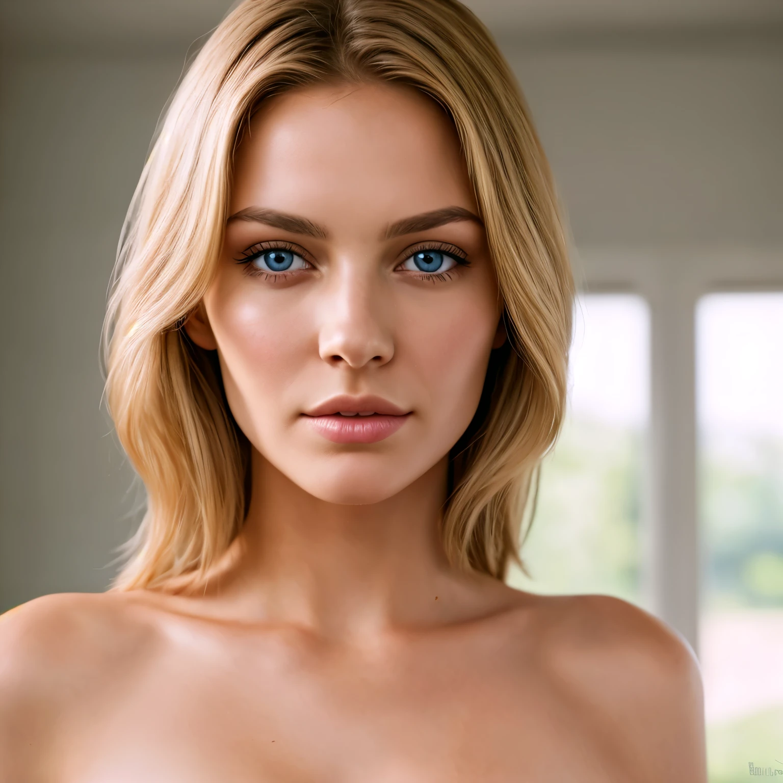 Photorealistic of a insanely beautiful woman,busty,slim,blonde hair,celebrity images mashups,makeup,smile,(beautiful detailed eyes),(beautiful detailed lips),high detail,(Hyperrealism:1.1),(depth of field:1.1),glowing light,(masterpiece:1.2),accurate,(high details:1.1),(super detail:1.1),(highres:1.1),(8k:1.1)