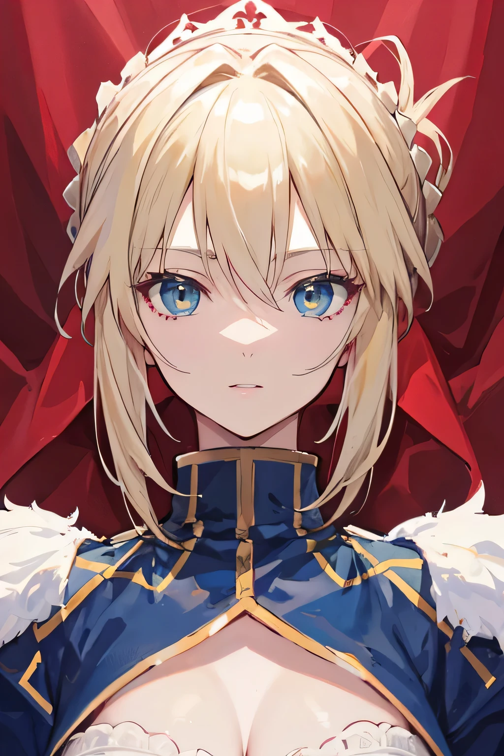 ((Mejor calidad)), ((obra maestra)), (detallado), cara perfecta, Artoria Pendragon