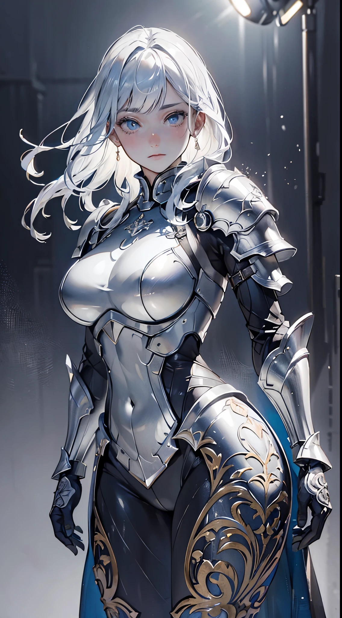 In bed of a sexy babe in a silver and flying, full body, , rule 34 character art, pussy showing a bit, epic exquisite character art, beautiful armor, extremely detailed artgerm, detailed digital anime art, armor girl thigh showing and breast armor and a big amount of private parts showing anime r34