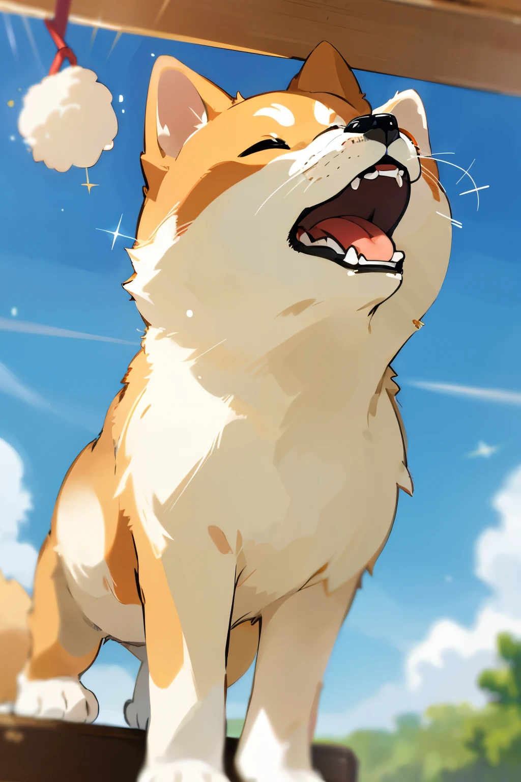 Adorable Shiba Inu dog sitting pretty,With its fluffy coat and expressive eyes,One Shiba Inu dog wagging its tiny tail,Bath time for the Shiba Inu: a tiny paws slips in the tub,Looking up with hopeful eyes,Standing obediently,Embarrassed for getting caught chewing on sockiniature Shiba Inu wearing a red collar,In the park: a Shiba Inu playing fetch,Rope toy in its mouth,Joyful and energetic,Close-up: Shiba Inu's twinkling eyes,Snout up and alert,Arms reaching out to pet its soft fur,A