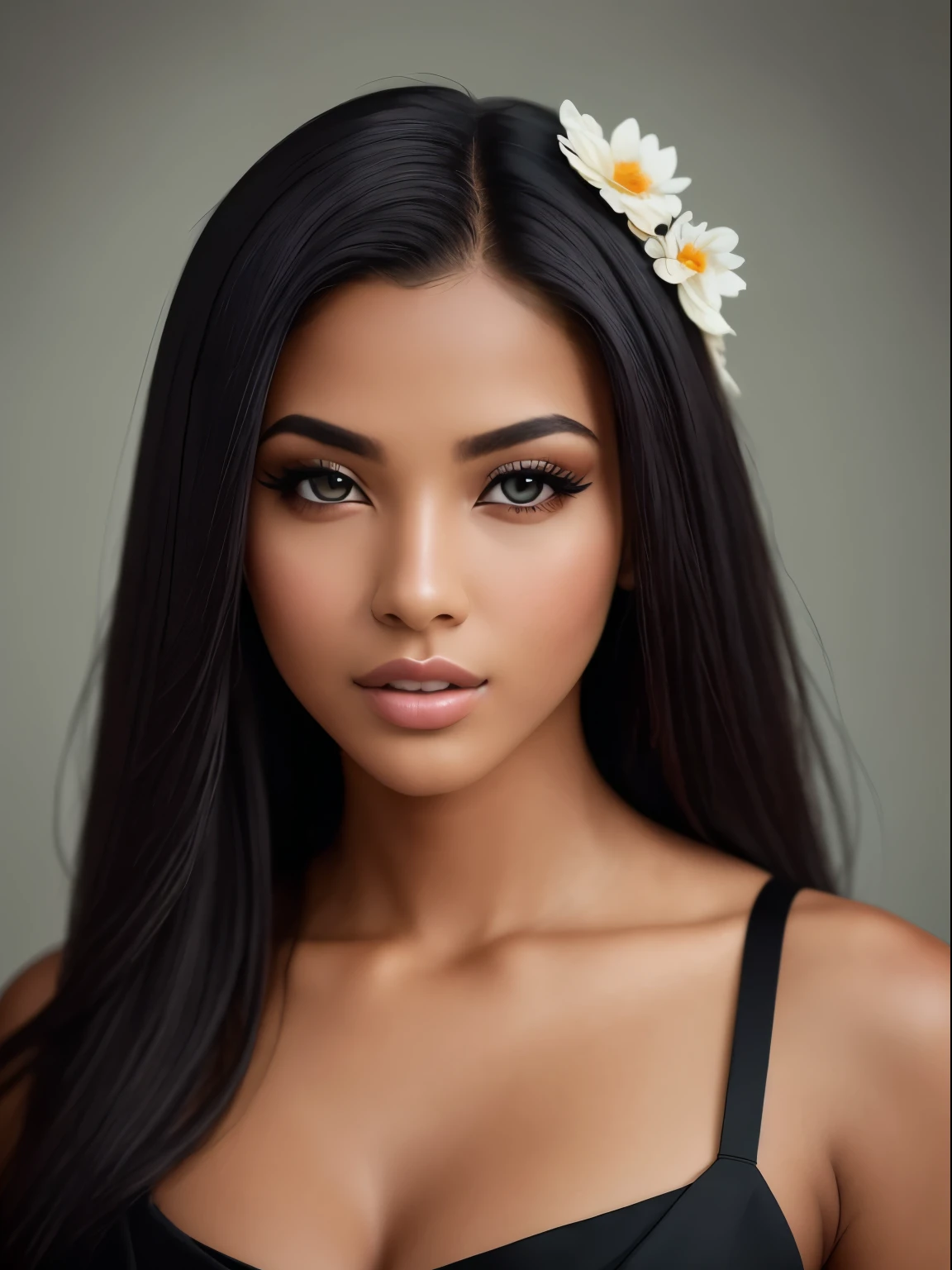 portrait lighting 8k uhd, dslr, high quality, film grain, fujifilm xt3, imagem realistica do modelo etinico de mulher negra mais bonita do brasil, Fotografia, Estilo de Retrato, Inspired by Fashion and Beauty Photographers, Lente: 85mm, Medium plan, Natural Daylighting, 4K resolution