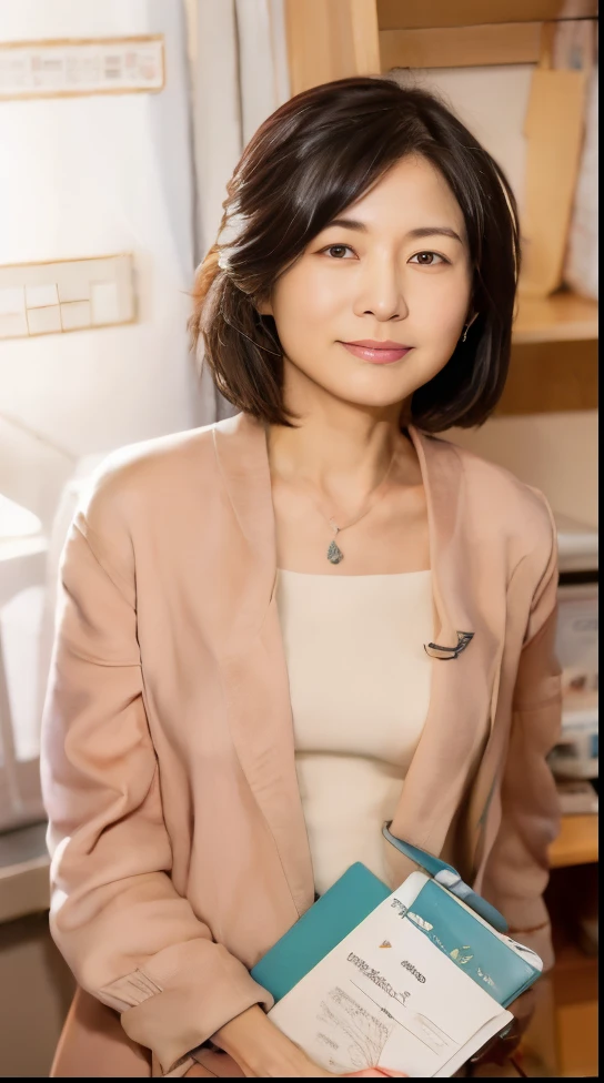 Woman in white blazer holding folder and laptop, kiyoko suzuki, riyoko ikeda, Narumi Kakinouchi, deayami kojima, Chiho Ashima, ayamin to whom, nishihara isao, yuuka kazami, rinko kawaichi, kaoru mori, ayami kojima amano, mutsumi akasaki